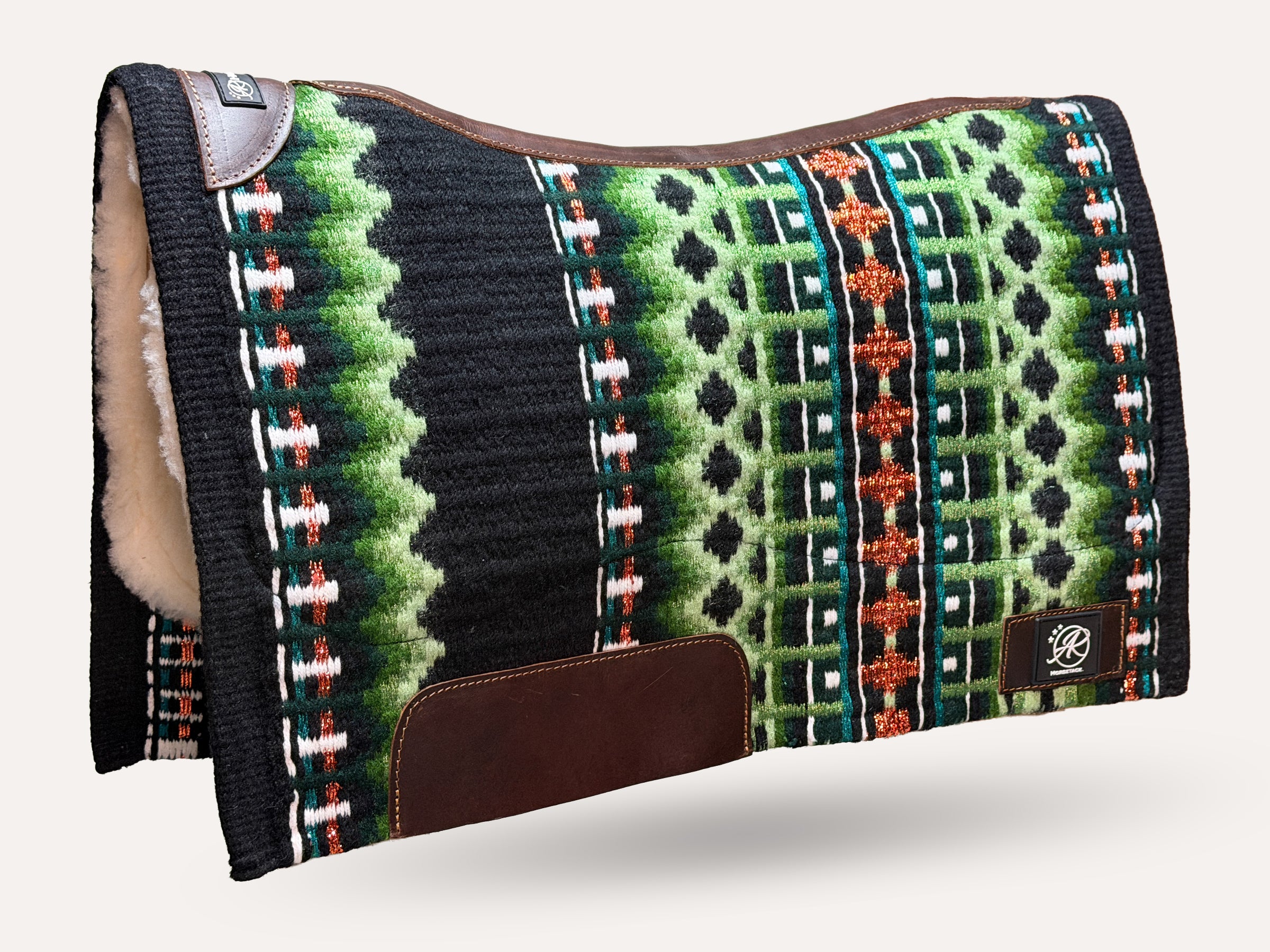 2in1 Show | Performance Western Pad | Emerald Weave