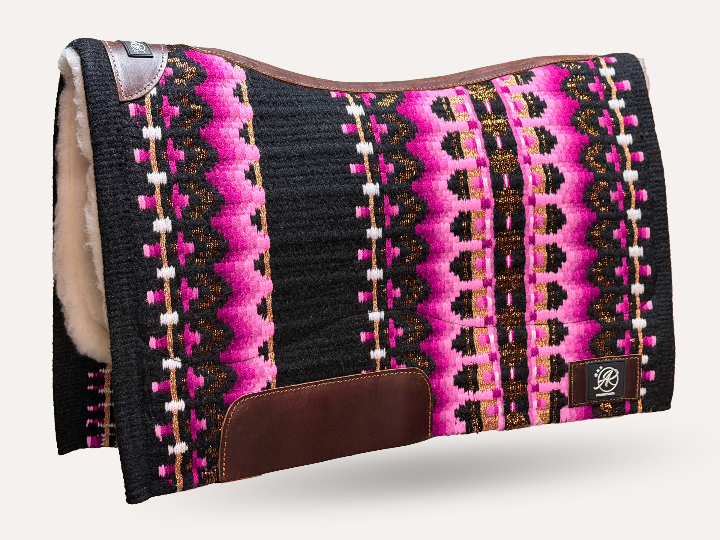2in1 Show | Performance Western Pad | Fuchsia Gold