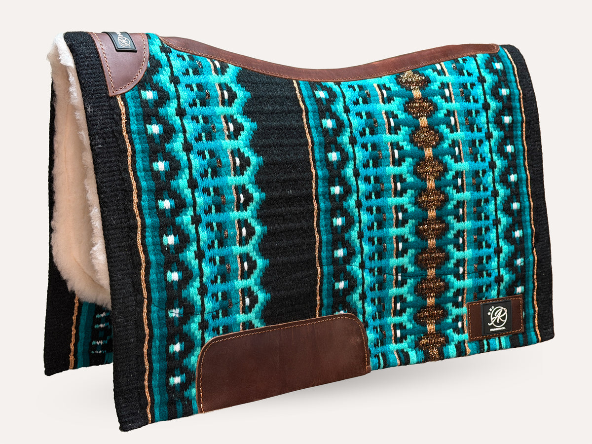 2in1 Show | Performance Western Pad | Lagoon Tide