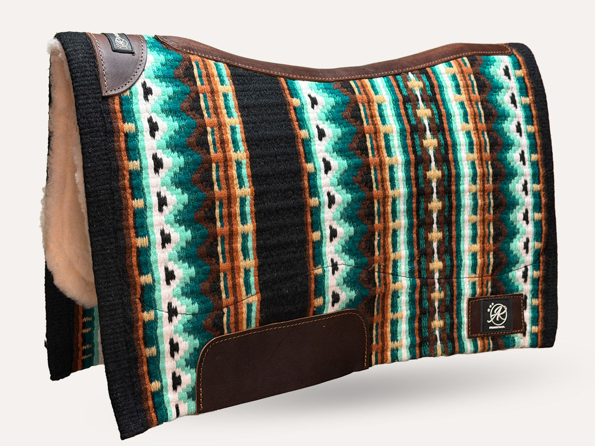 2in1 Show | Performance Western Pad | Rustic Teal