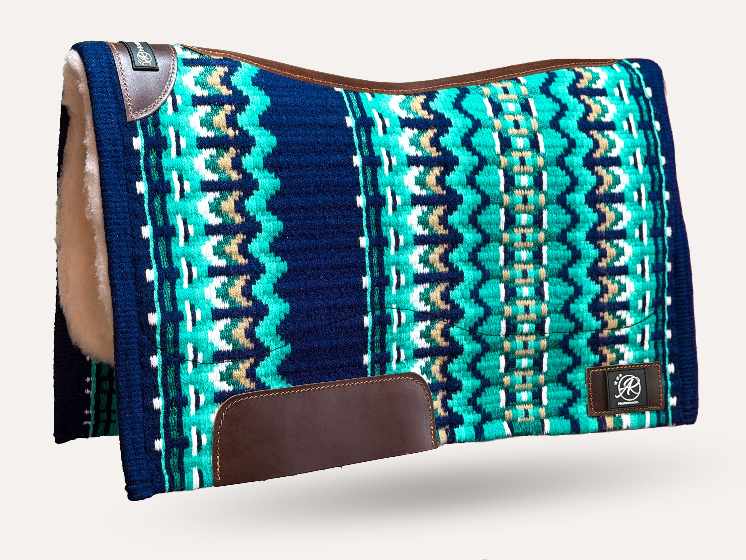 2in1 Show | contoured western pad | Blue Lagoon