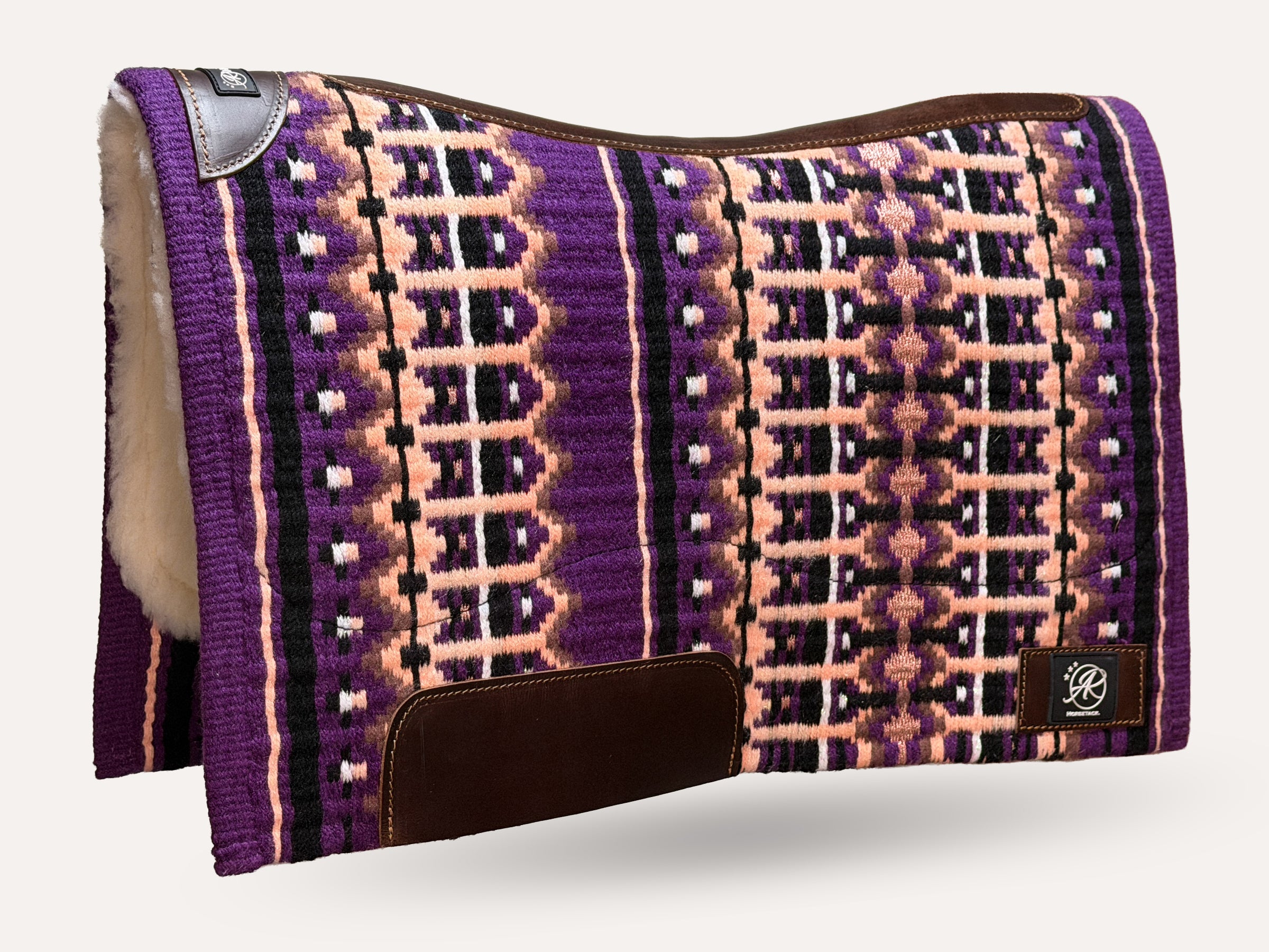 2in1 Show | Performance Western Pad | Violet Peach