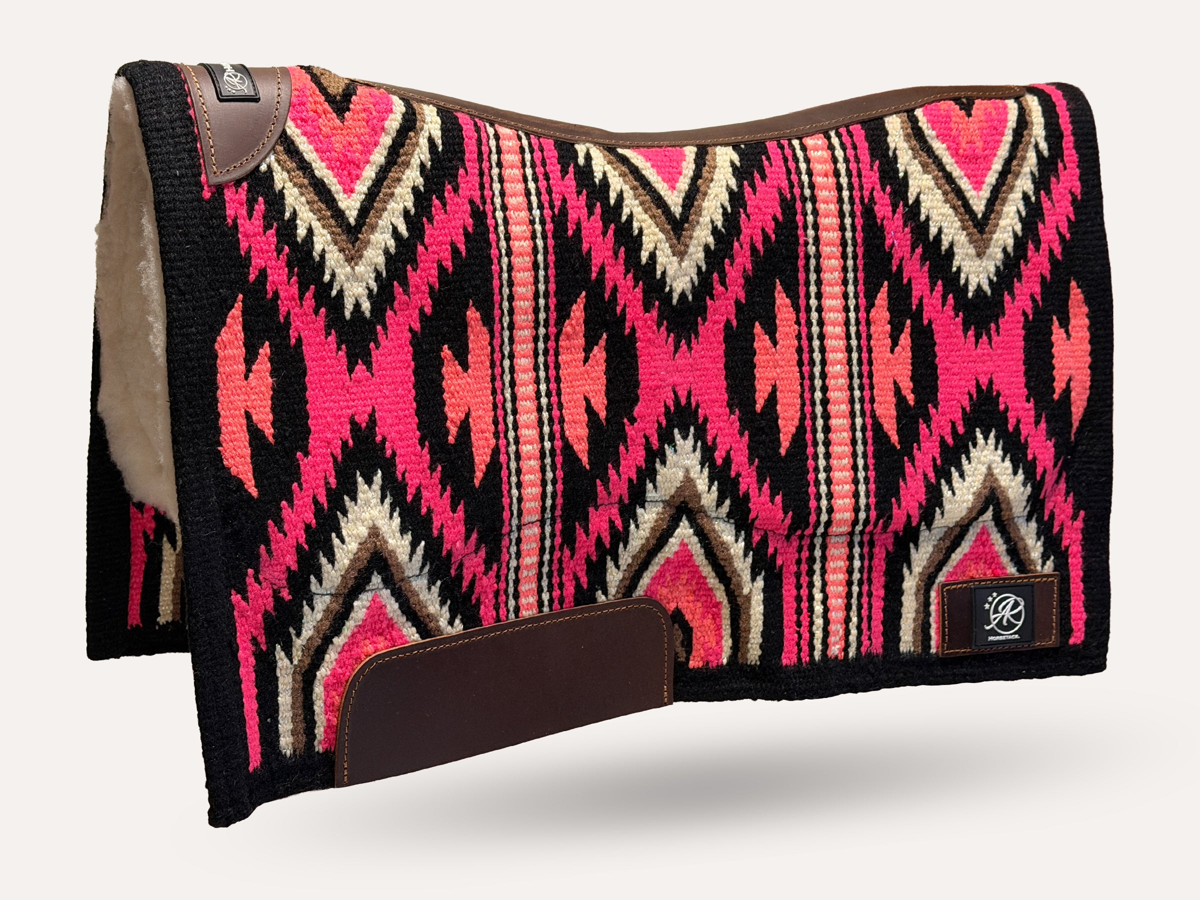 2in1 Show pad | Ranch Western | Hot Coral