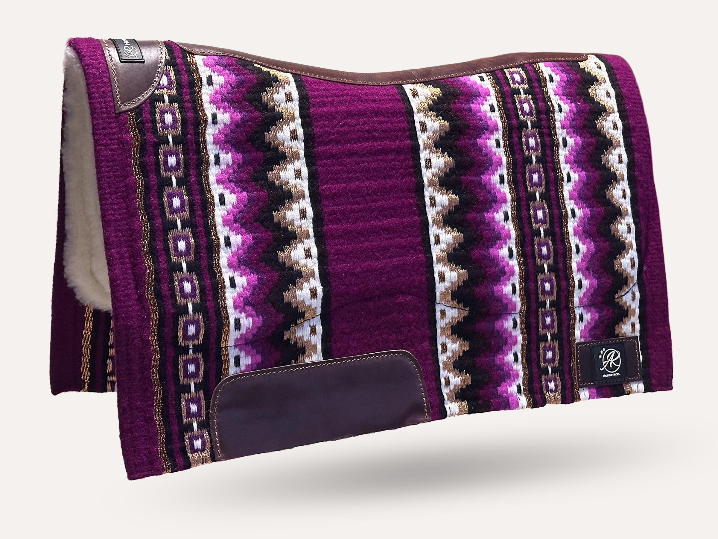 2in1 Show pad | Show Western | Deep Wine