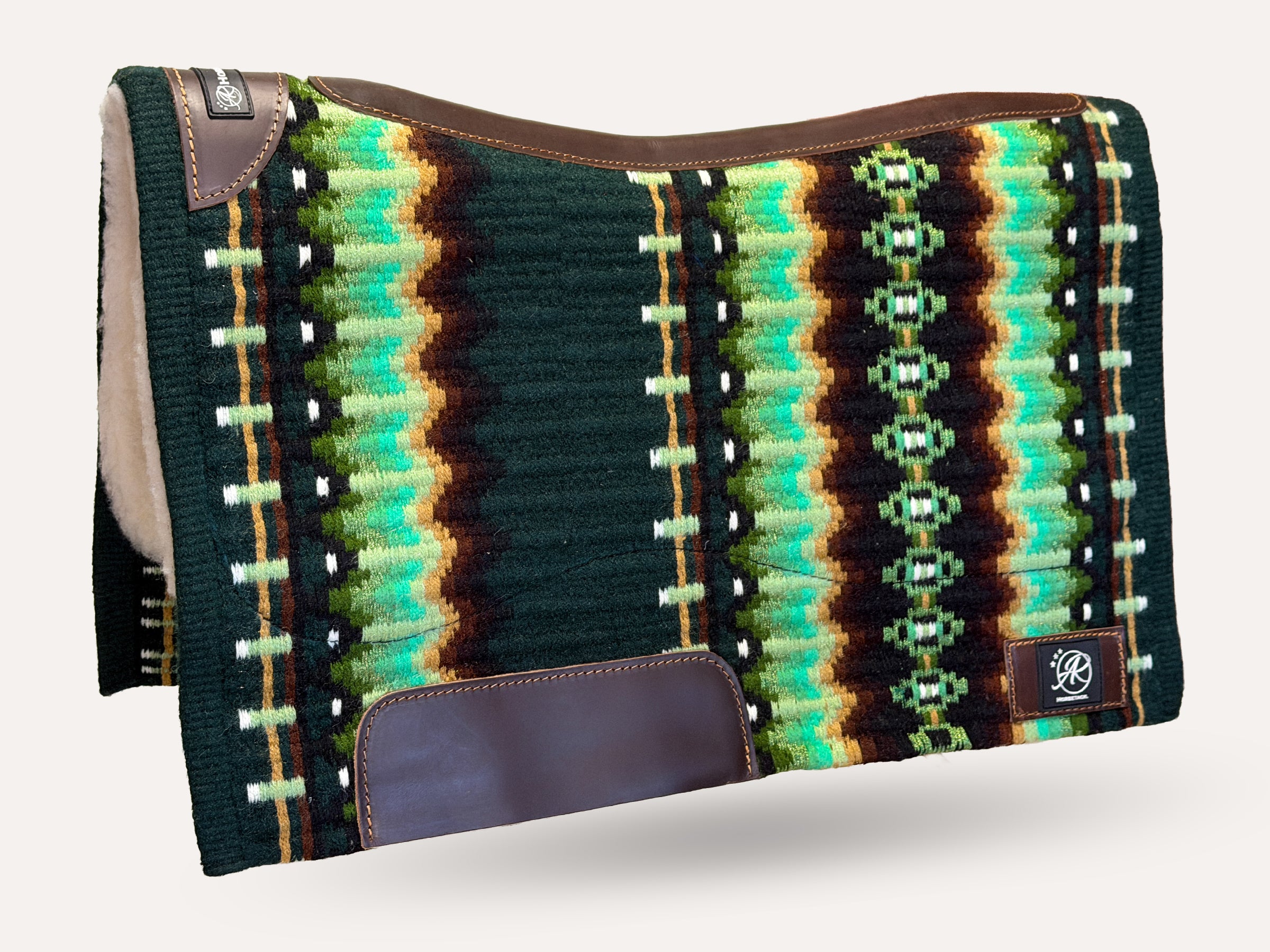 2in1 Show | contoured western pad | Forest Glow