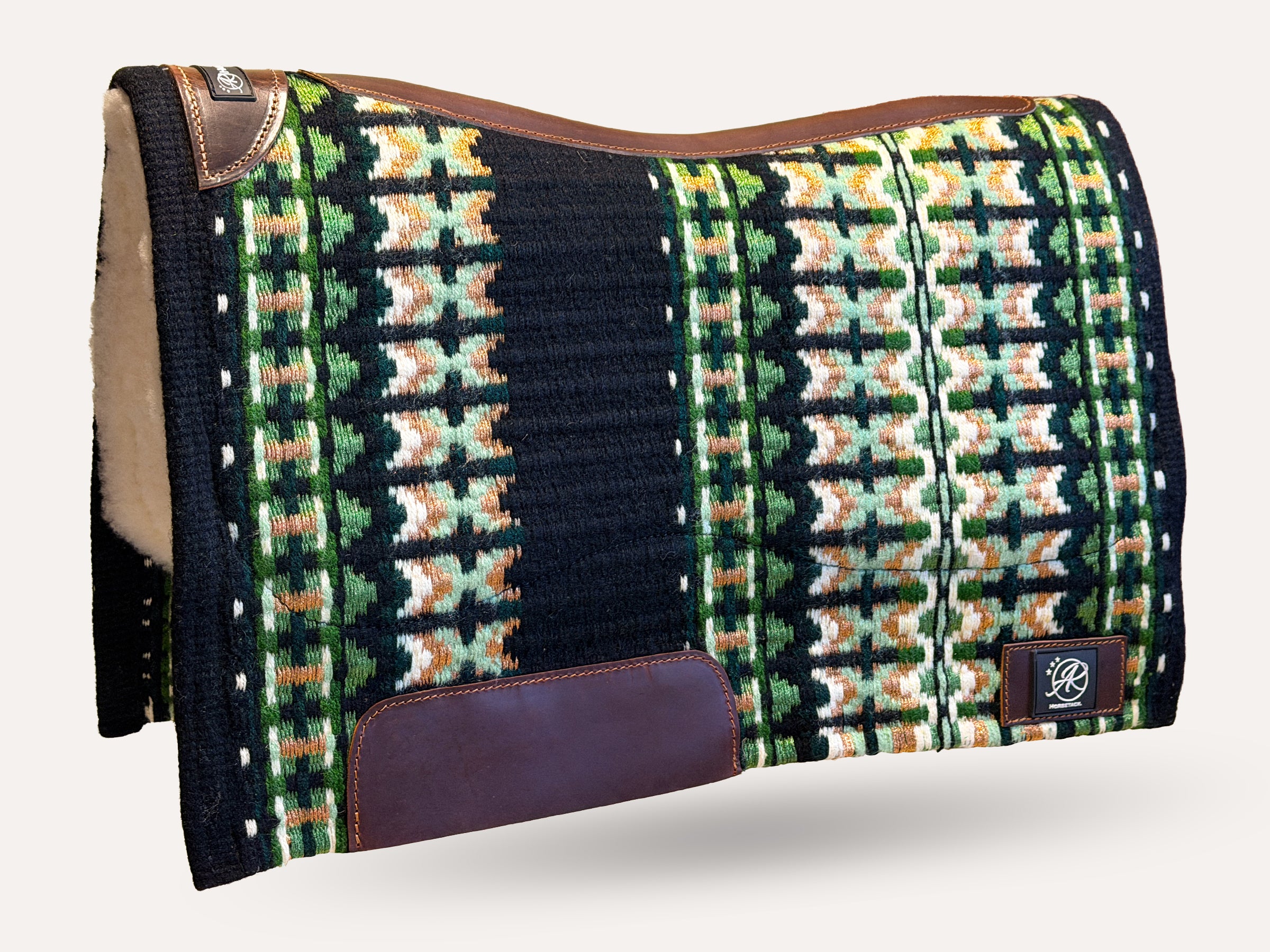 2in1 Show pad | Show Western | Pincut green