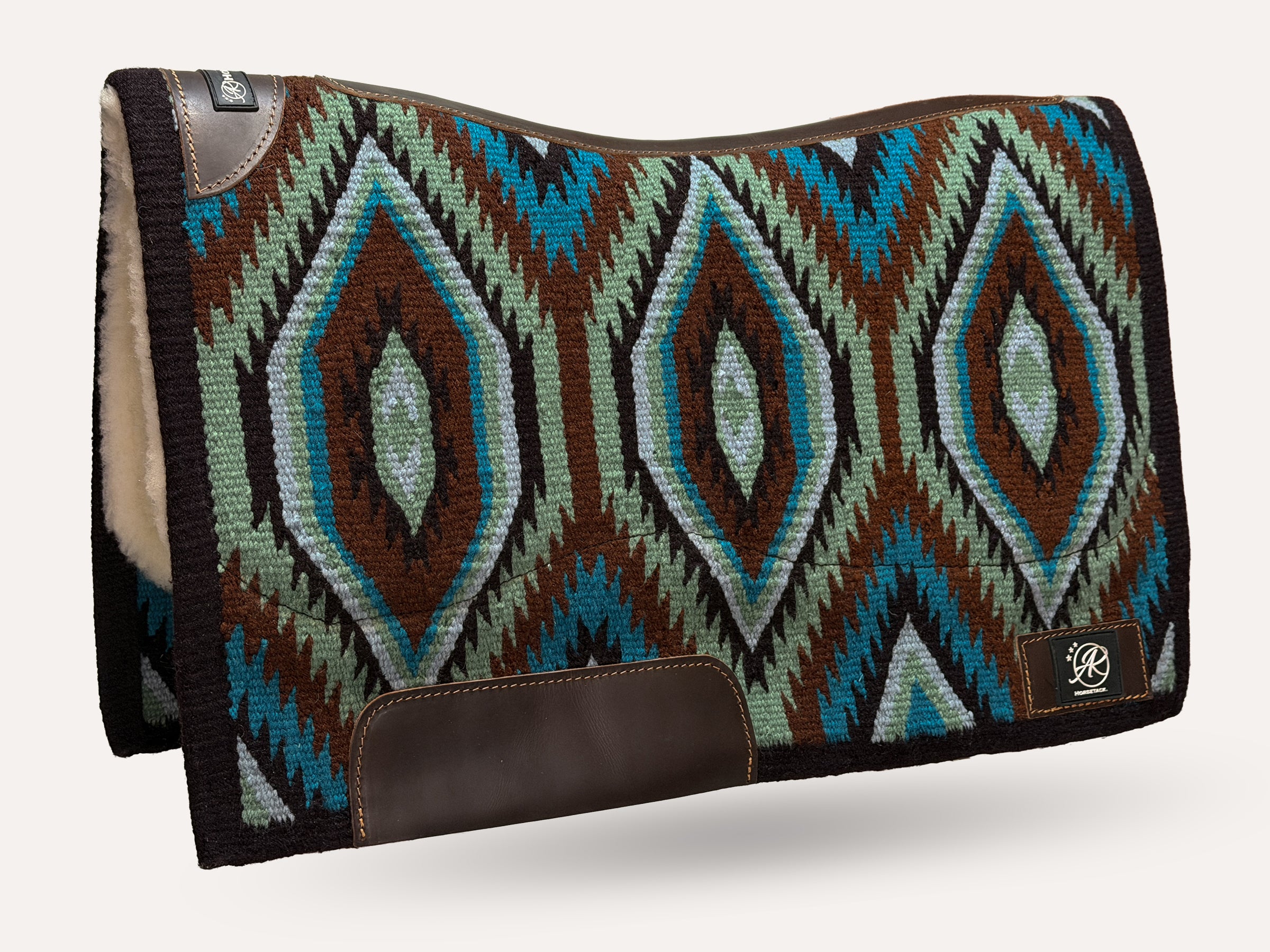 2in1 Ranch | contoured western pad | Aqua Drift