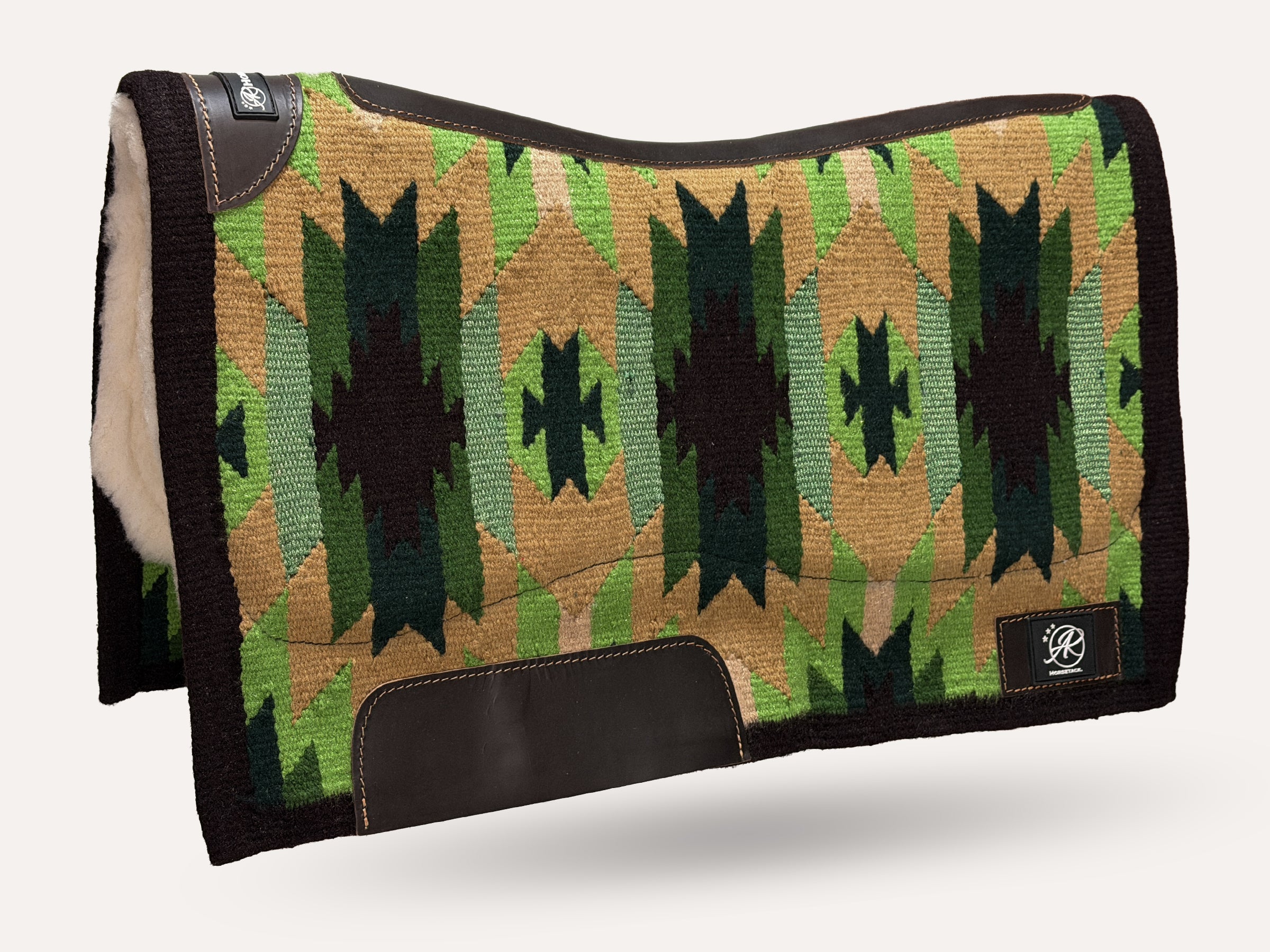 2in1 Ranch | contoured western pad | Moss Tone