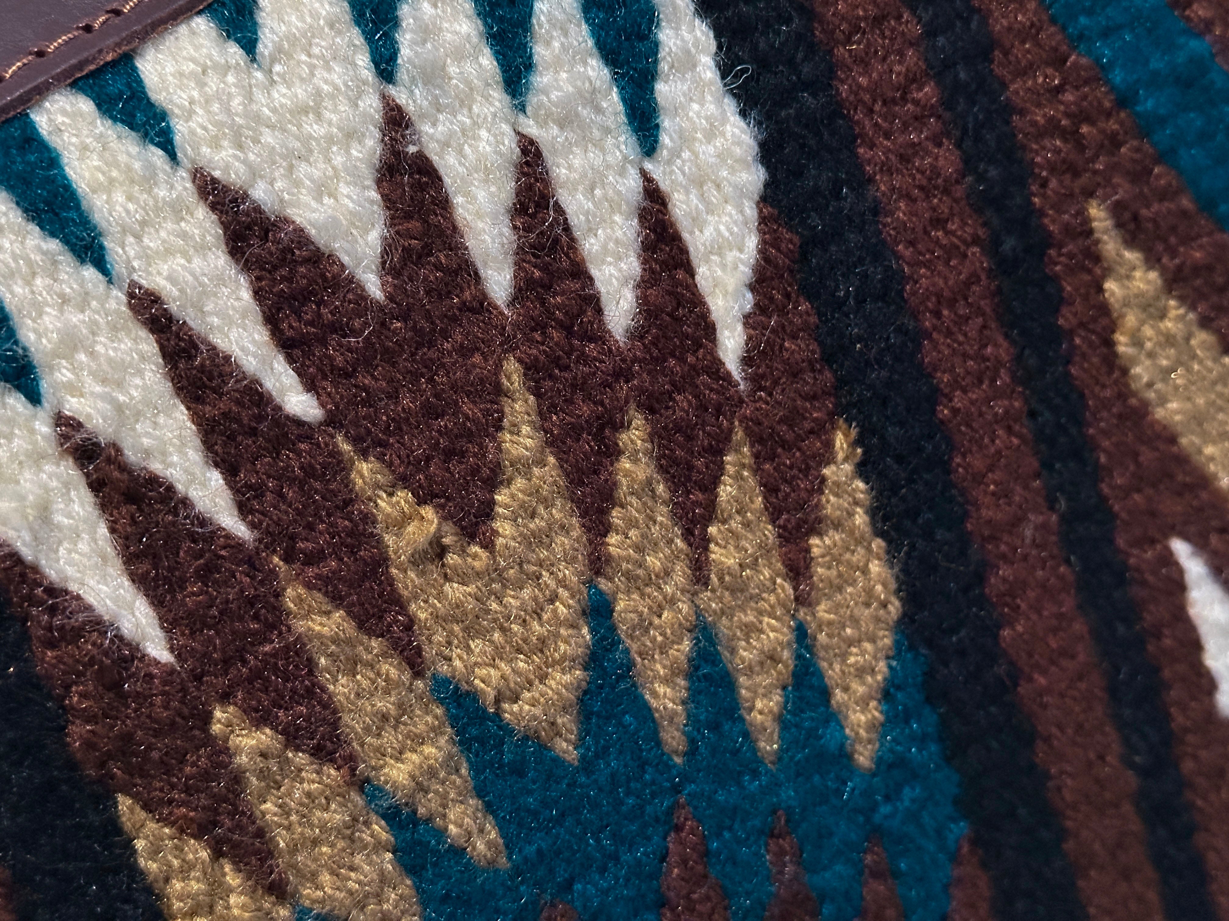 2in1 Show Pad | Ranch weave western | Petrol Ranch