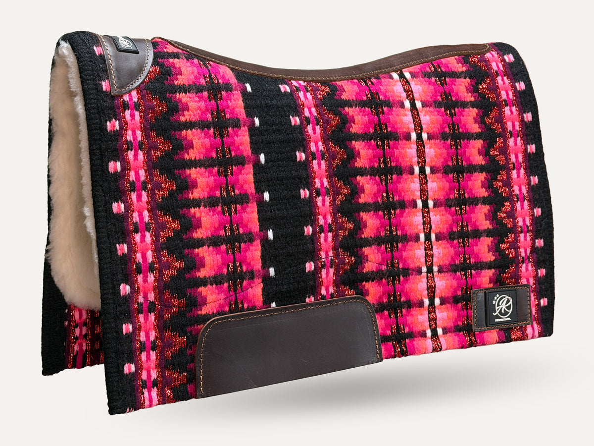 2in1 Show Pad | SHORT | Performance Western Pad | Hot Pink