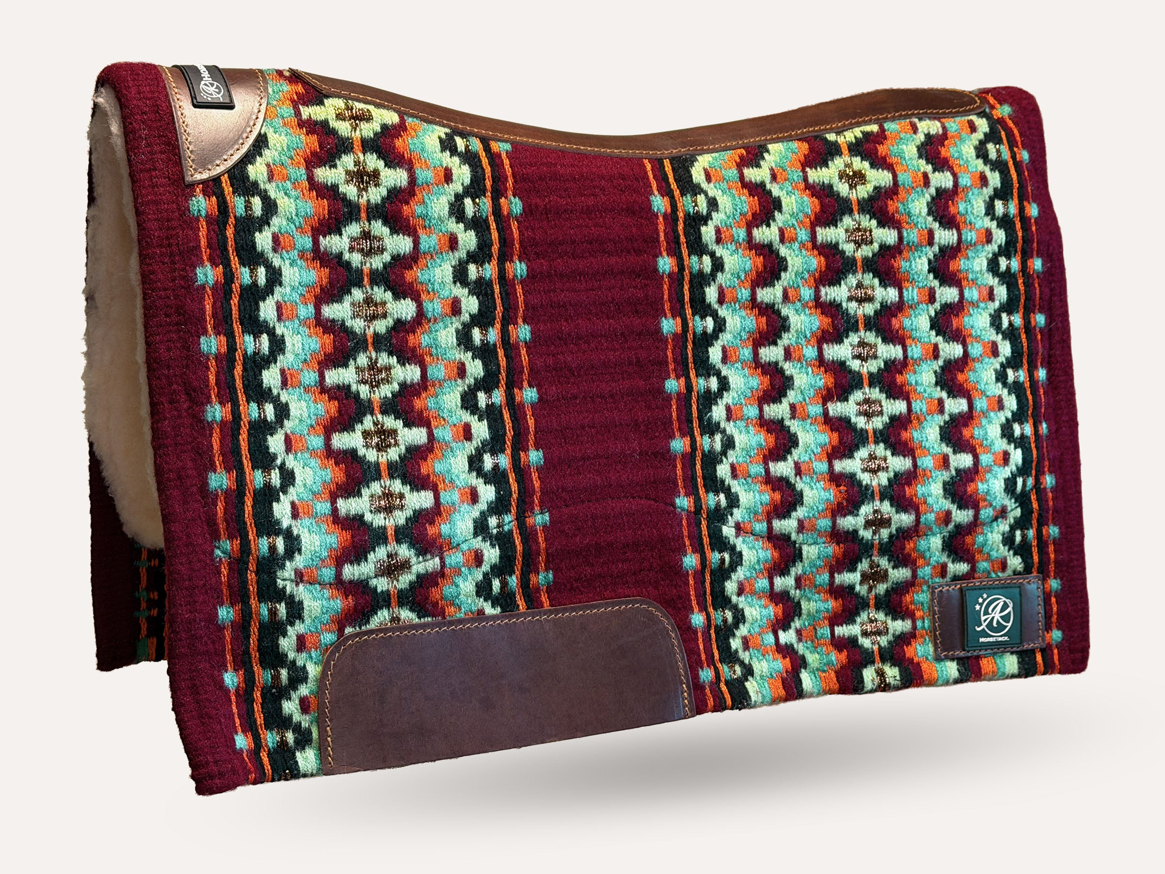 2in1 Show | contoured western pad | Burgundy Pop