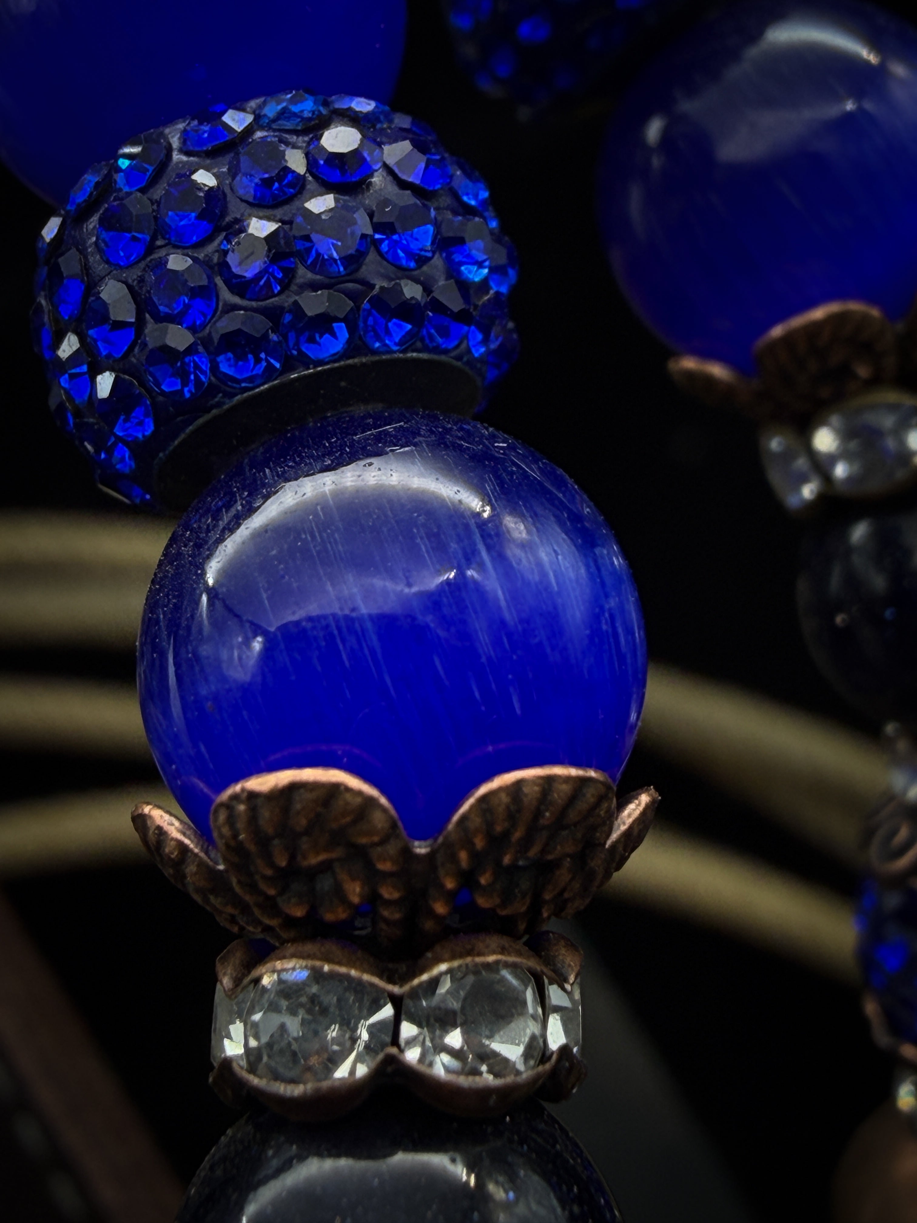 Premium | Westernhoofdstel | Dark Brown | Blue Ember Steel