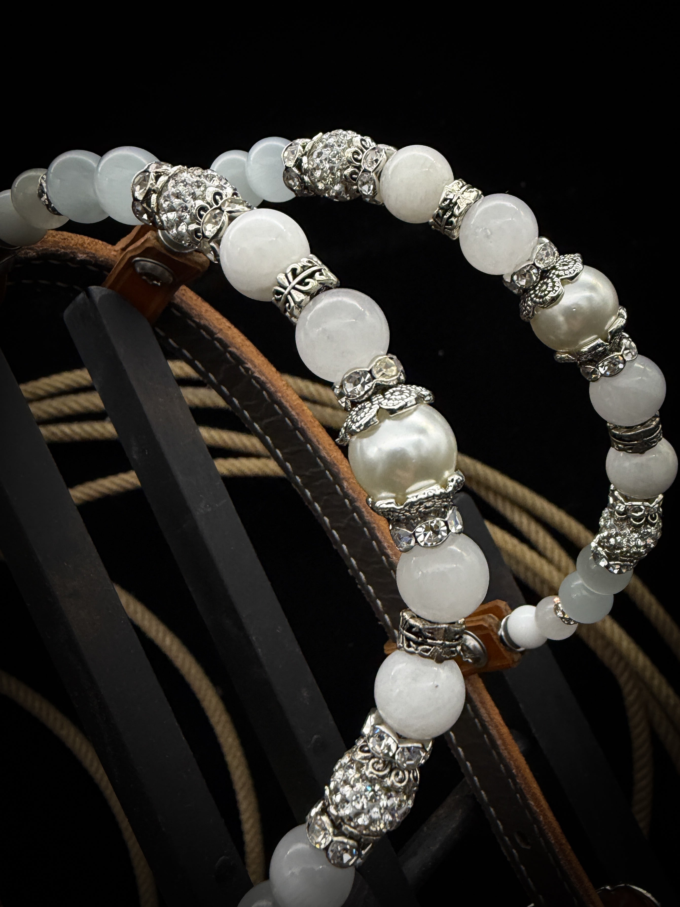 Premium | Westernhoofdstel | Chestnut | Moonstone Grace -SOLD OUT