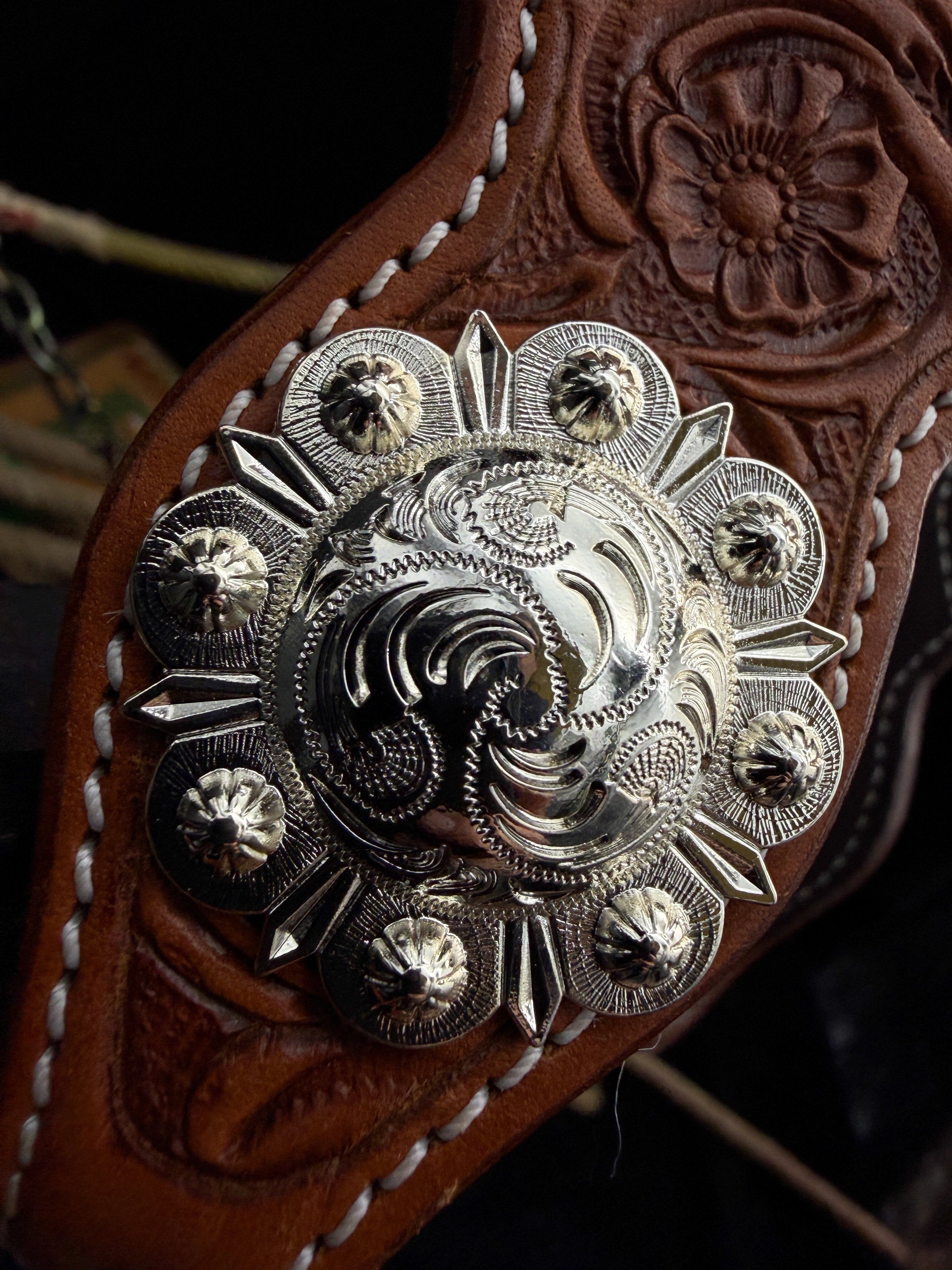 Premium | Westernhoofdstel | Chestnut | Moonstone Grace -SOLD OUT