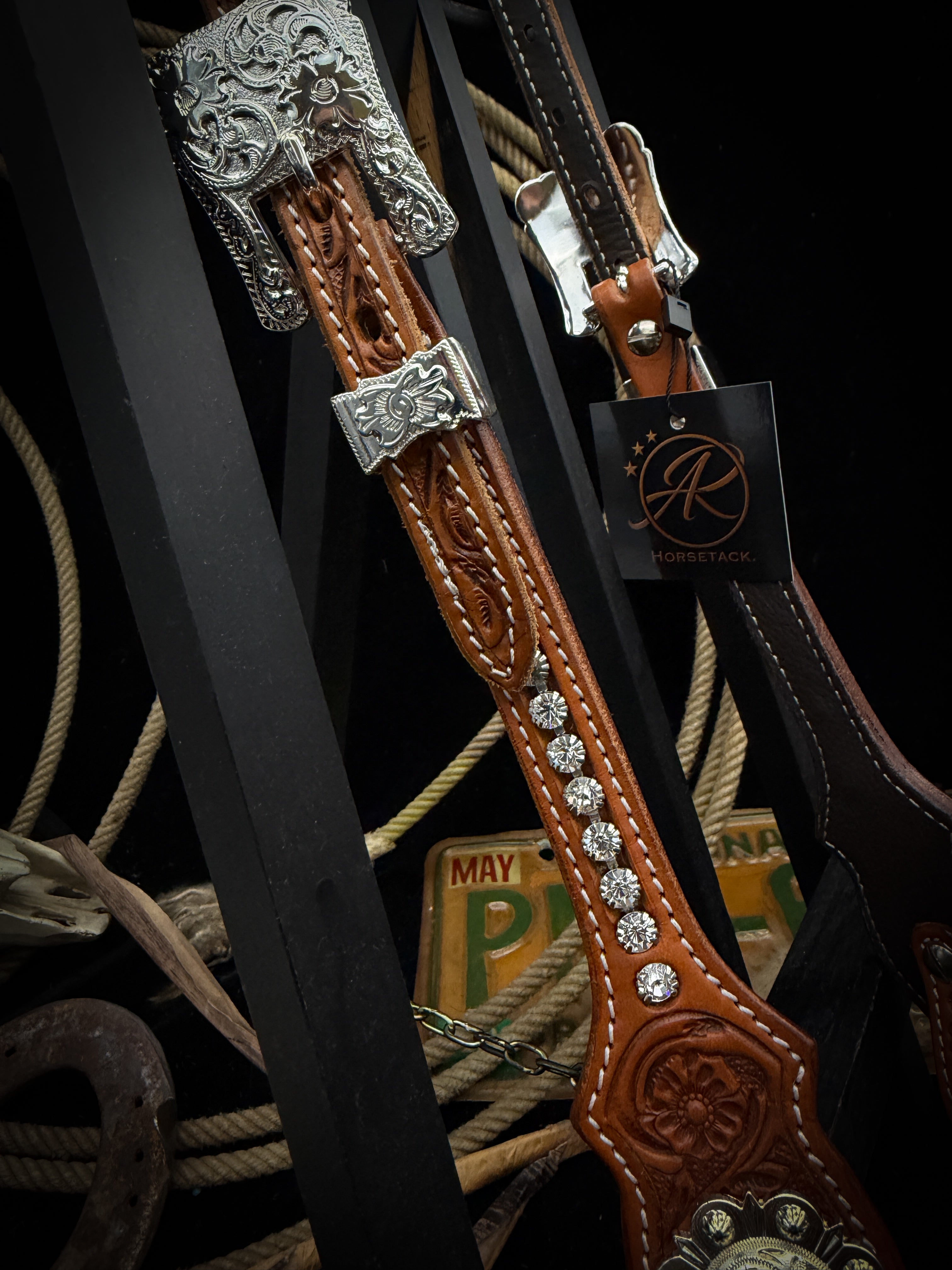 Premium | Westernhoofdstel | Chestnut | Moonstone Grace -SOLD OUT