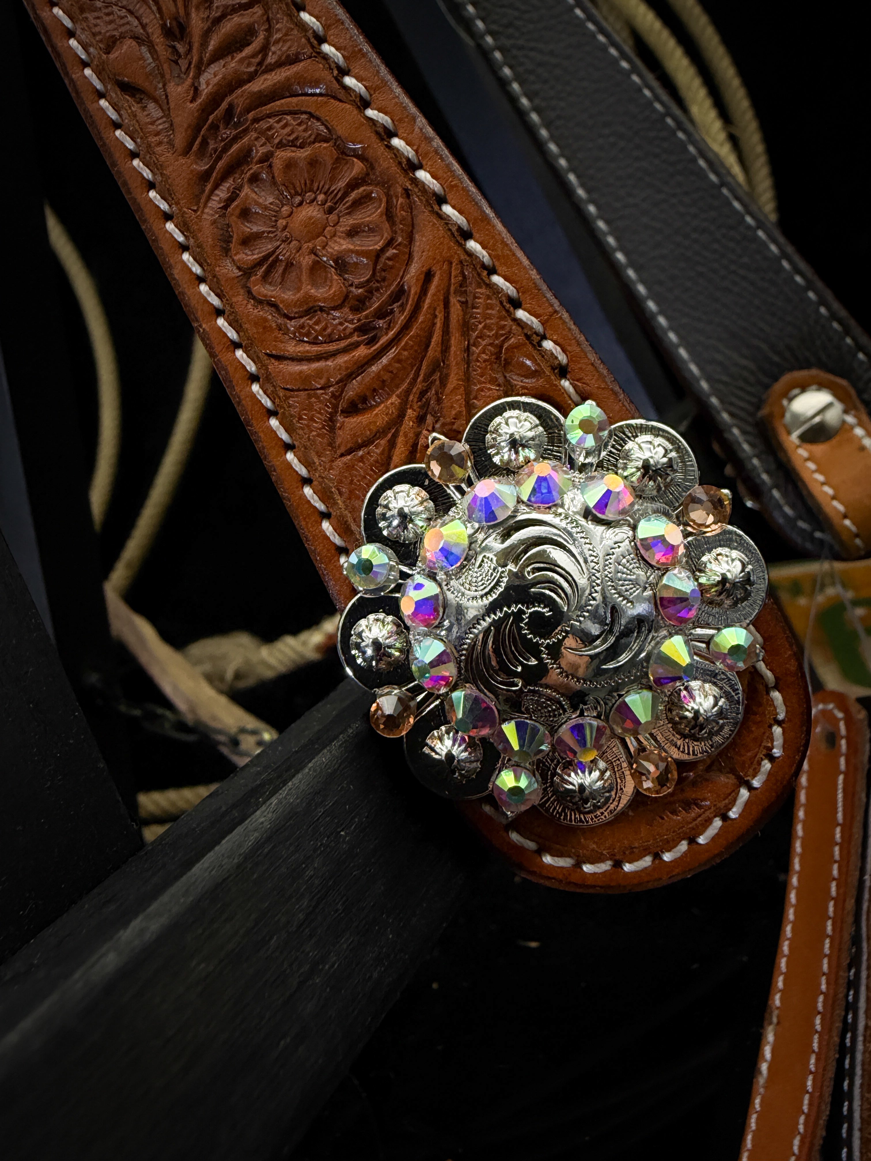 Premium | Westernhoofdstel | Chestnut | Aurora Drift