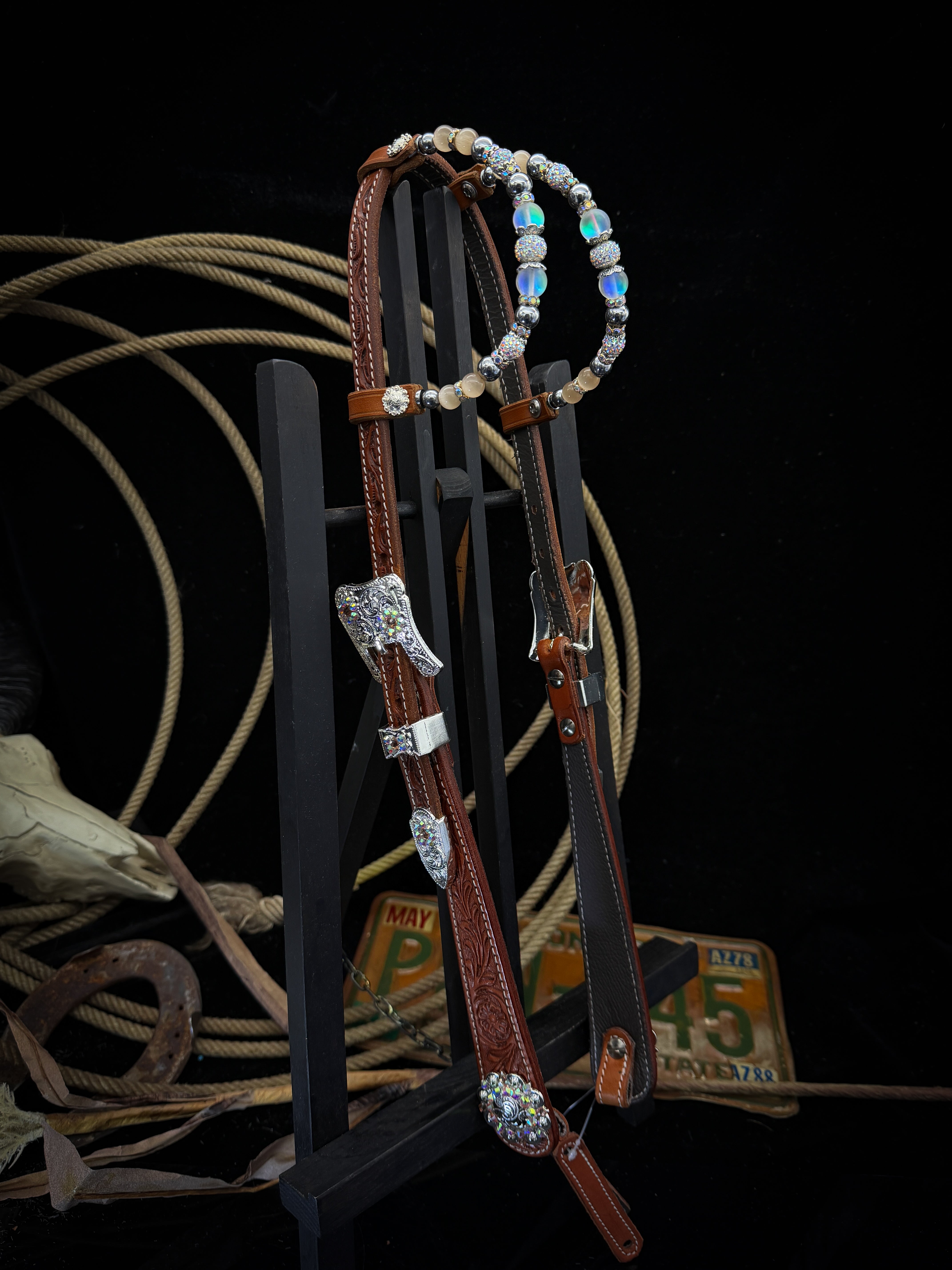 Premium | Westernhoofdstel | Chestnut | Aurora Drift