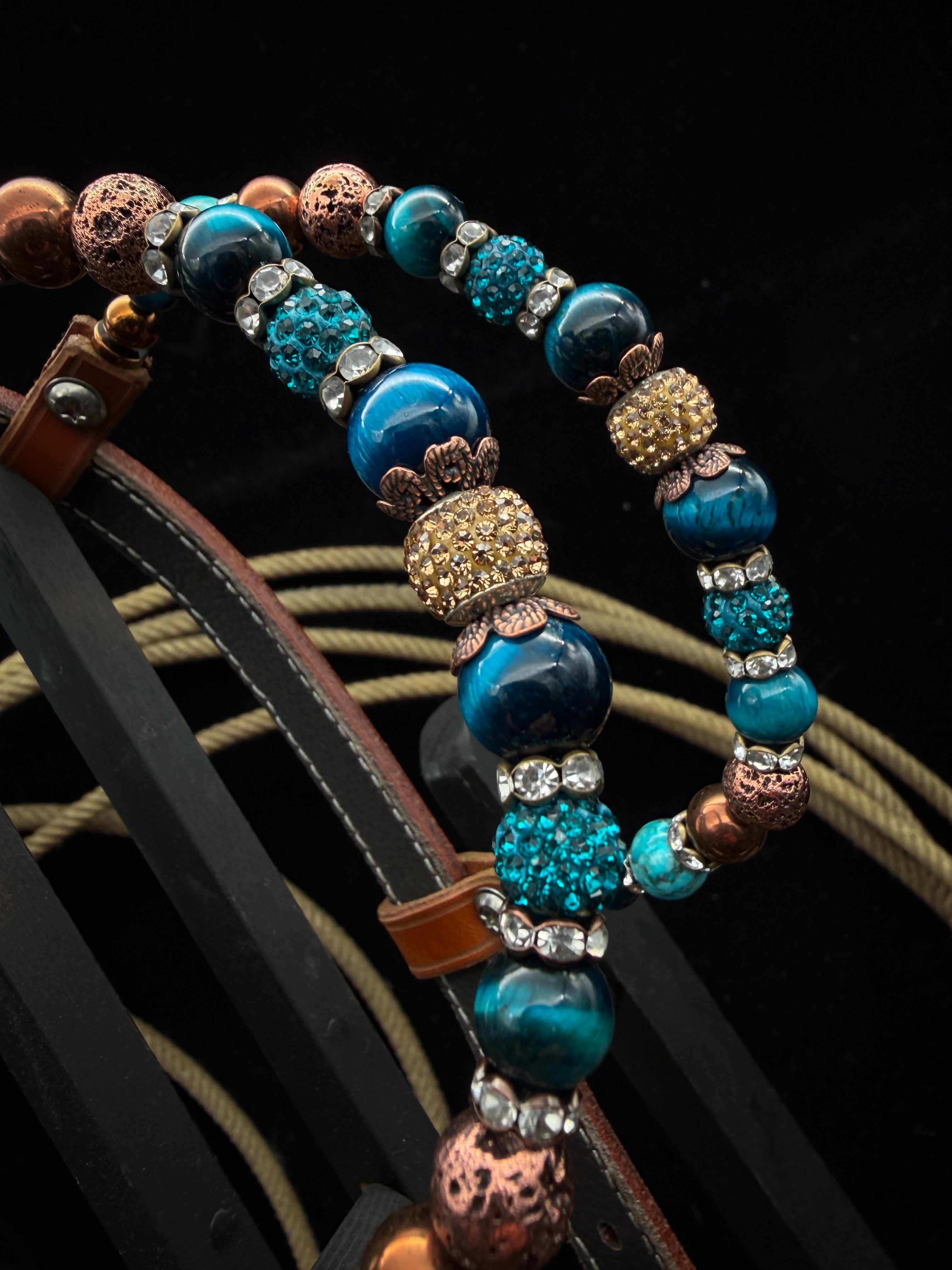 Premium | Copper Canyon | Antique Chestnut Western Hoofdstel