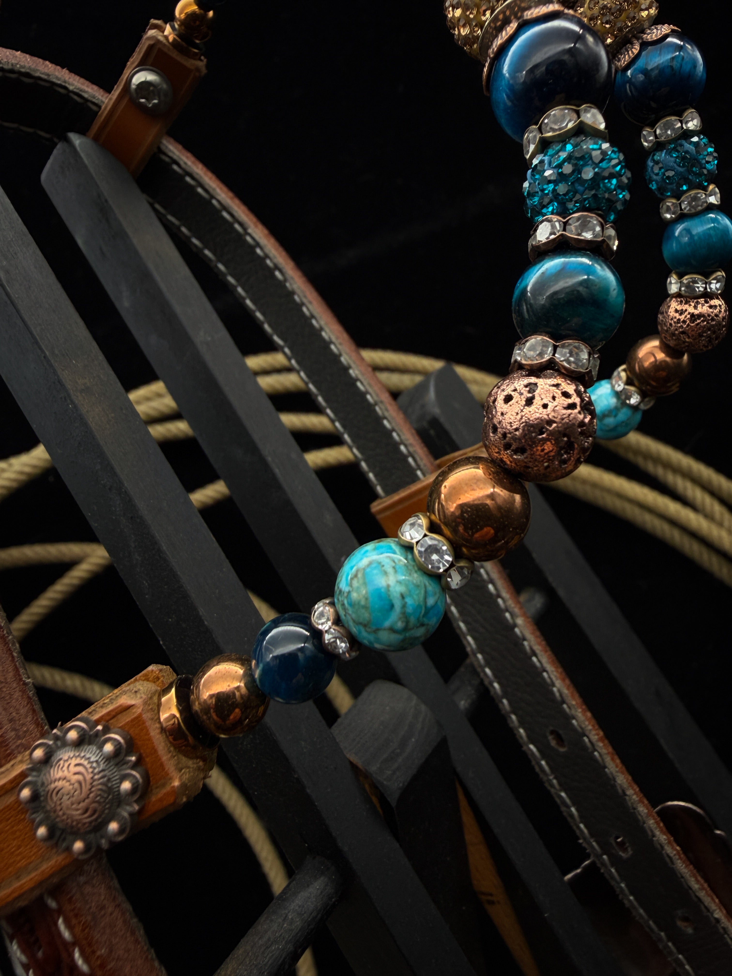 Premium | Copper Canyon | Antique Chestnut Western Hoofdstel