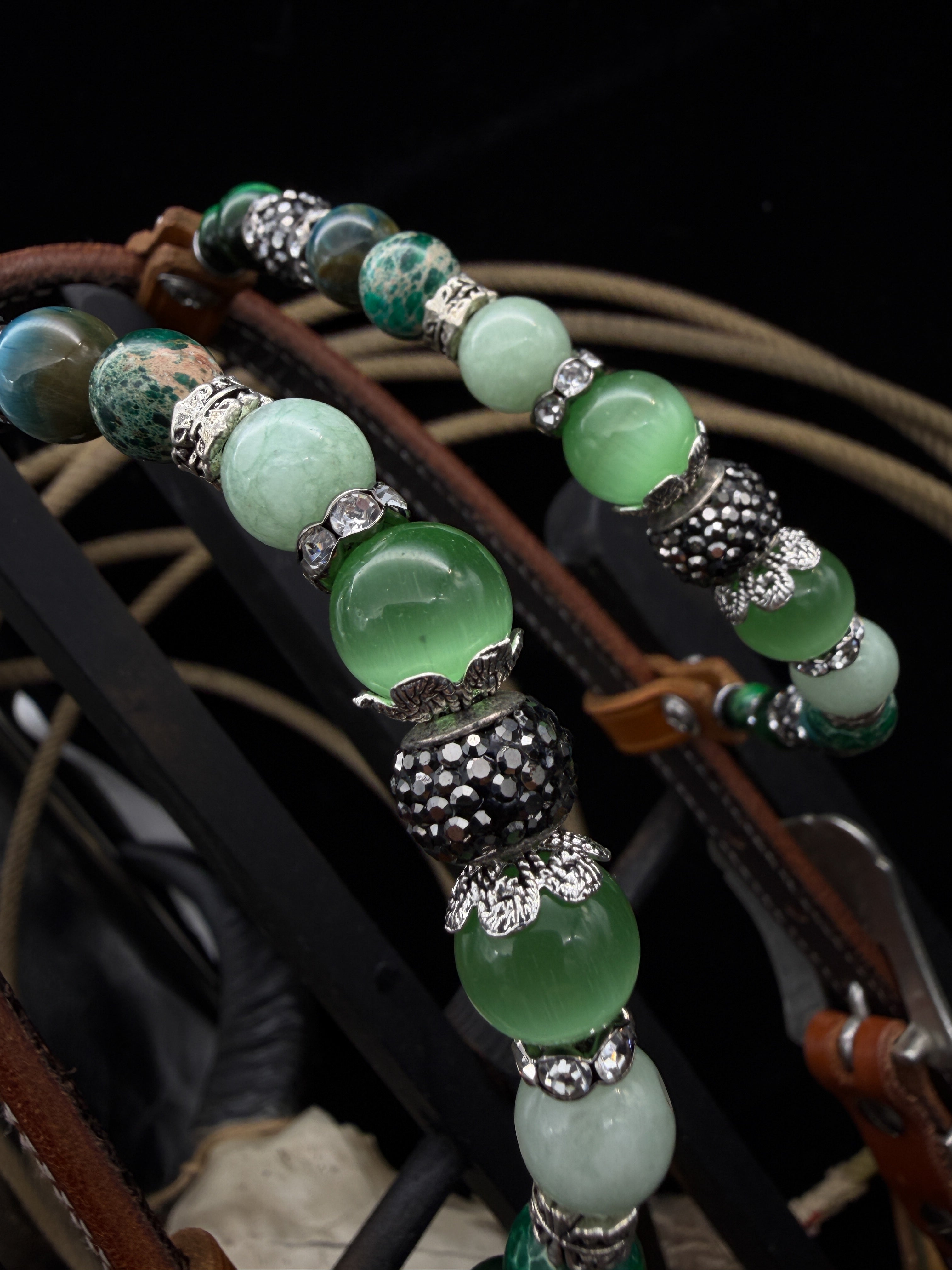 Premium | Sage Spirit | Chestnut Western Hoofdstel