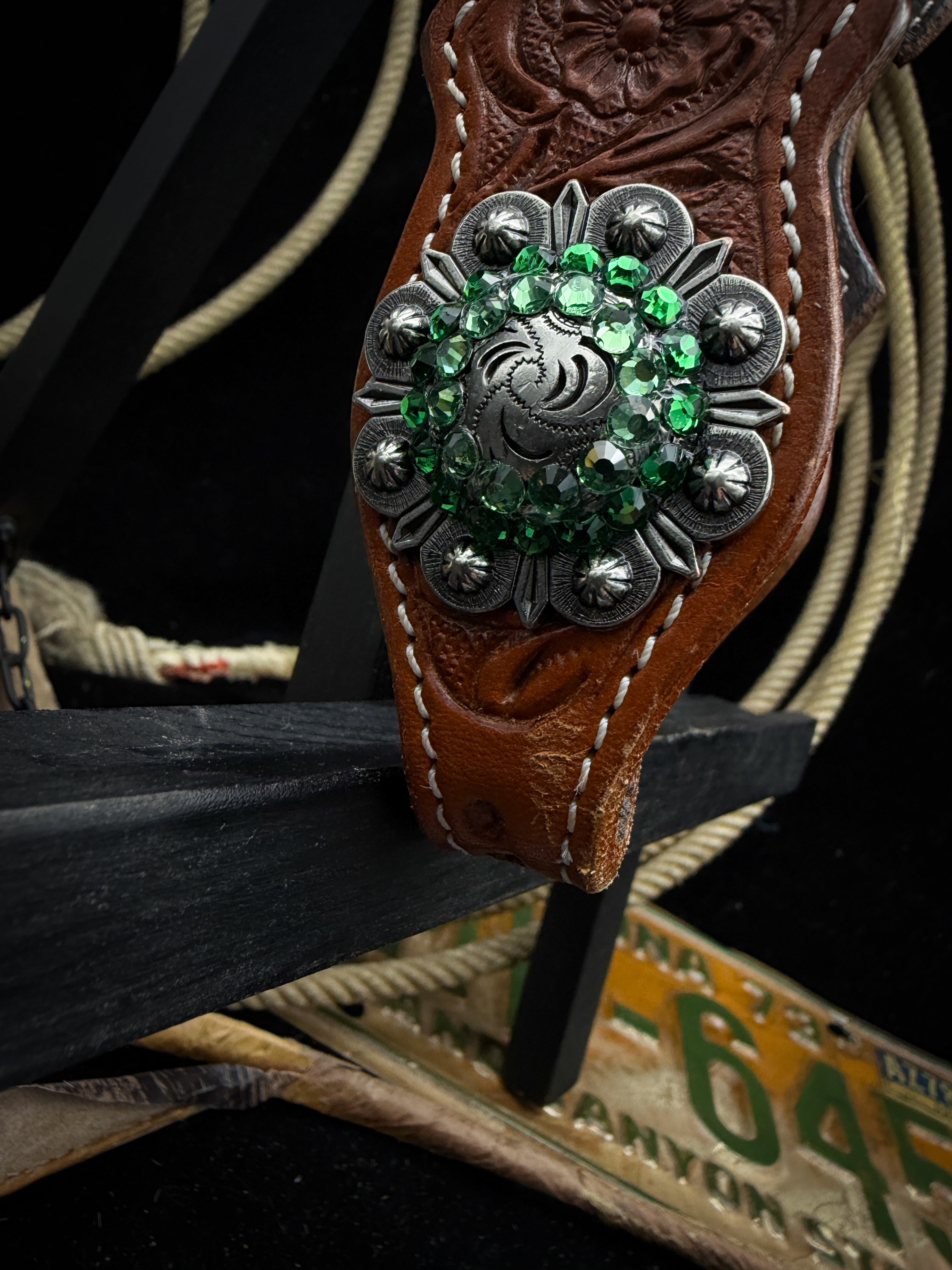 Premium | Sage Spirit | Chestnut Western Hoofdstel