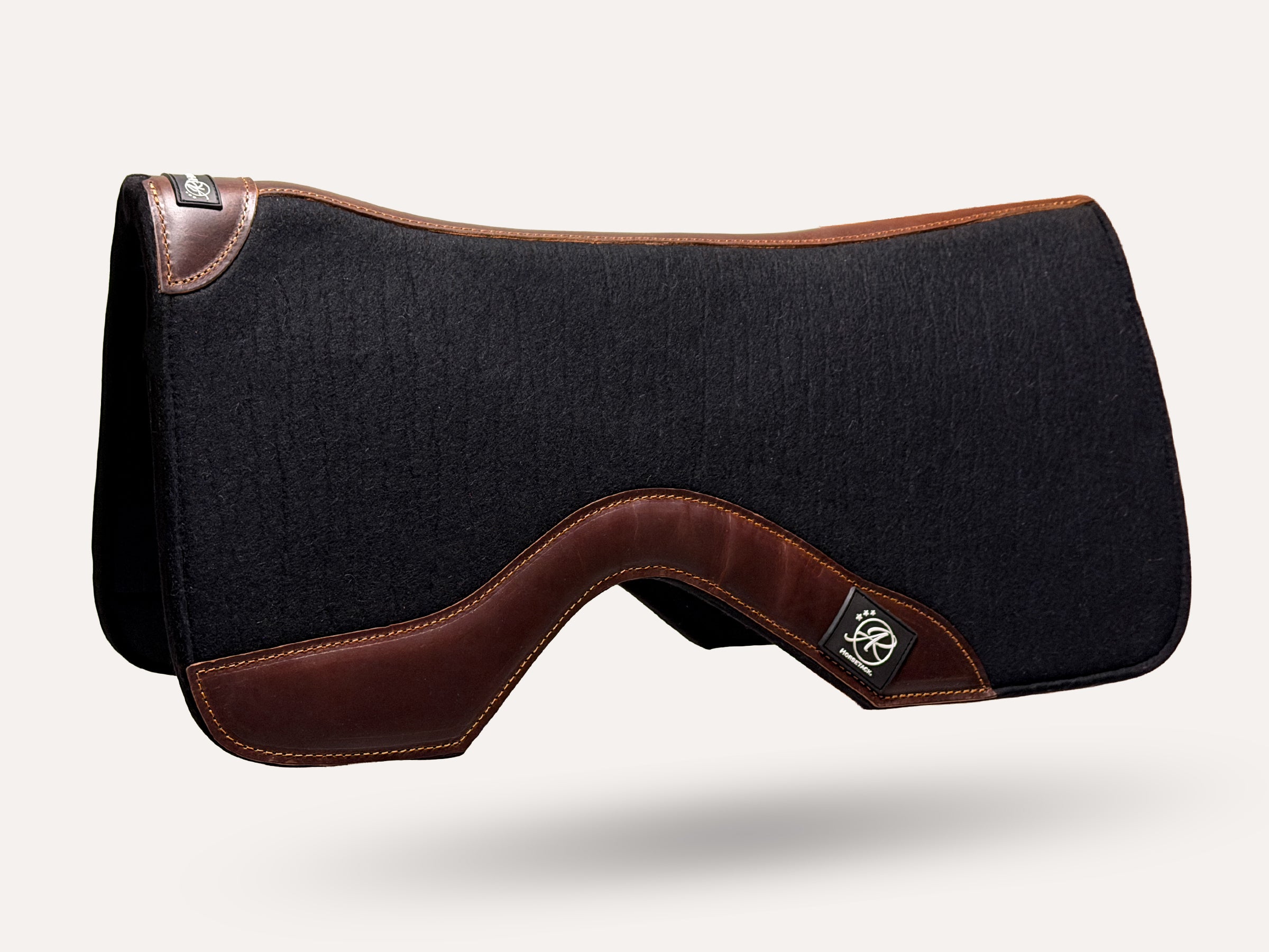 WorkPad Merino Felt | Westernpad | Black Dark leather