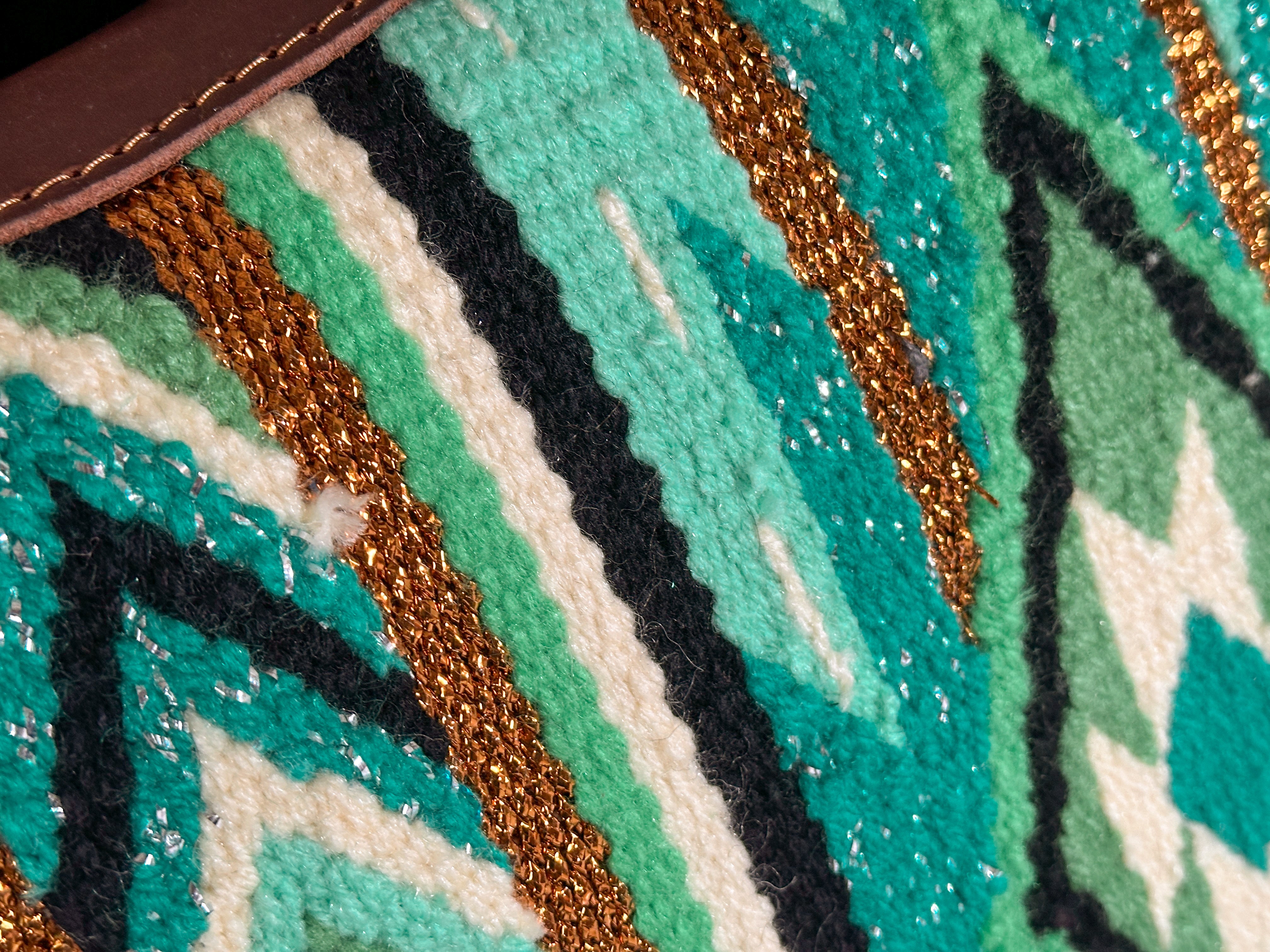 2in1 Show Pad | Ranch weave western | Soft Turkoois