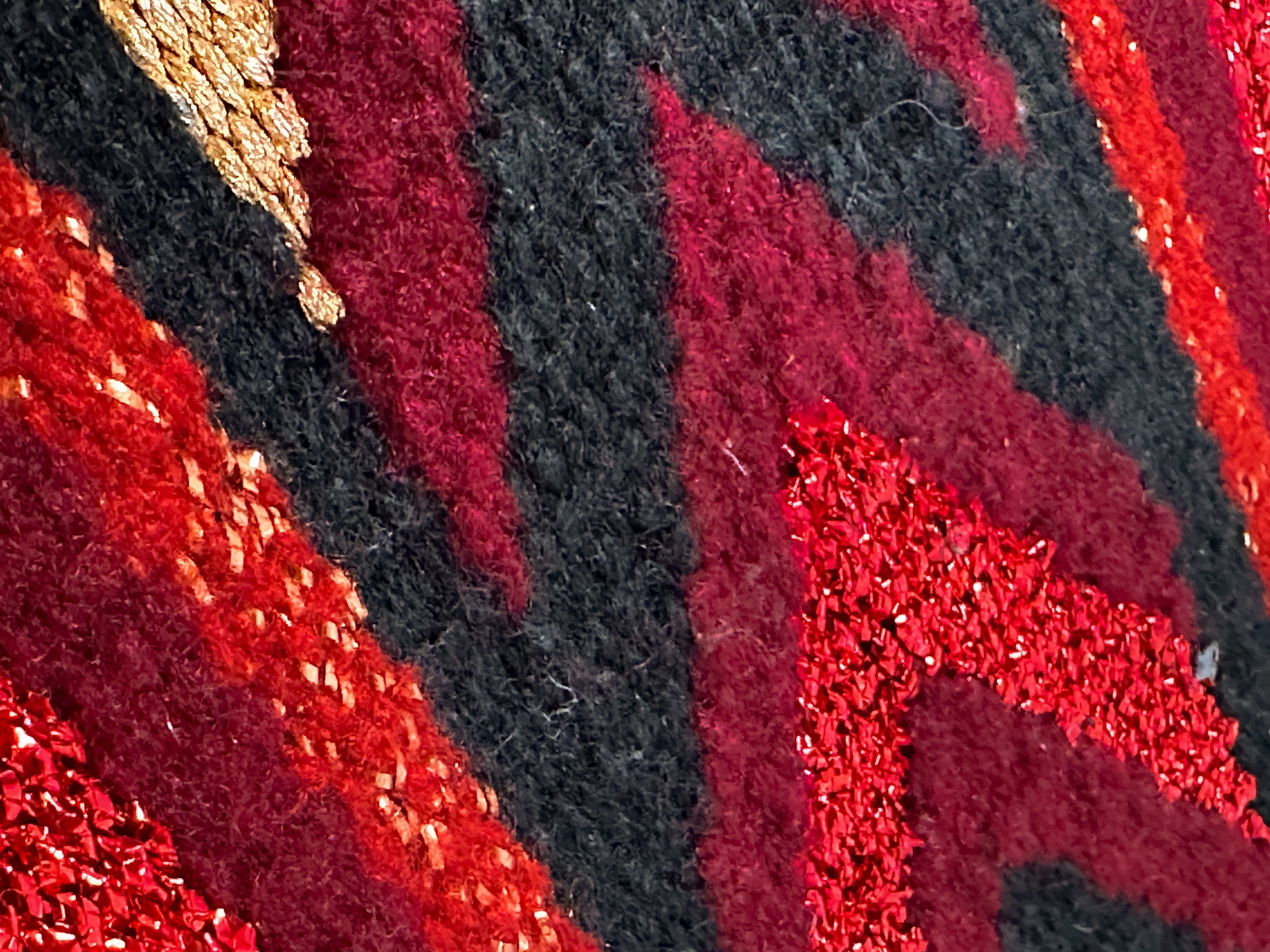 2in1 Show Pad | Ranch weave western | Bright Red