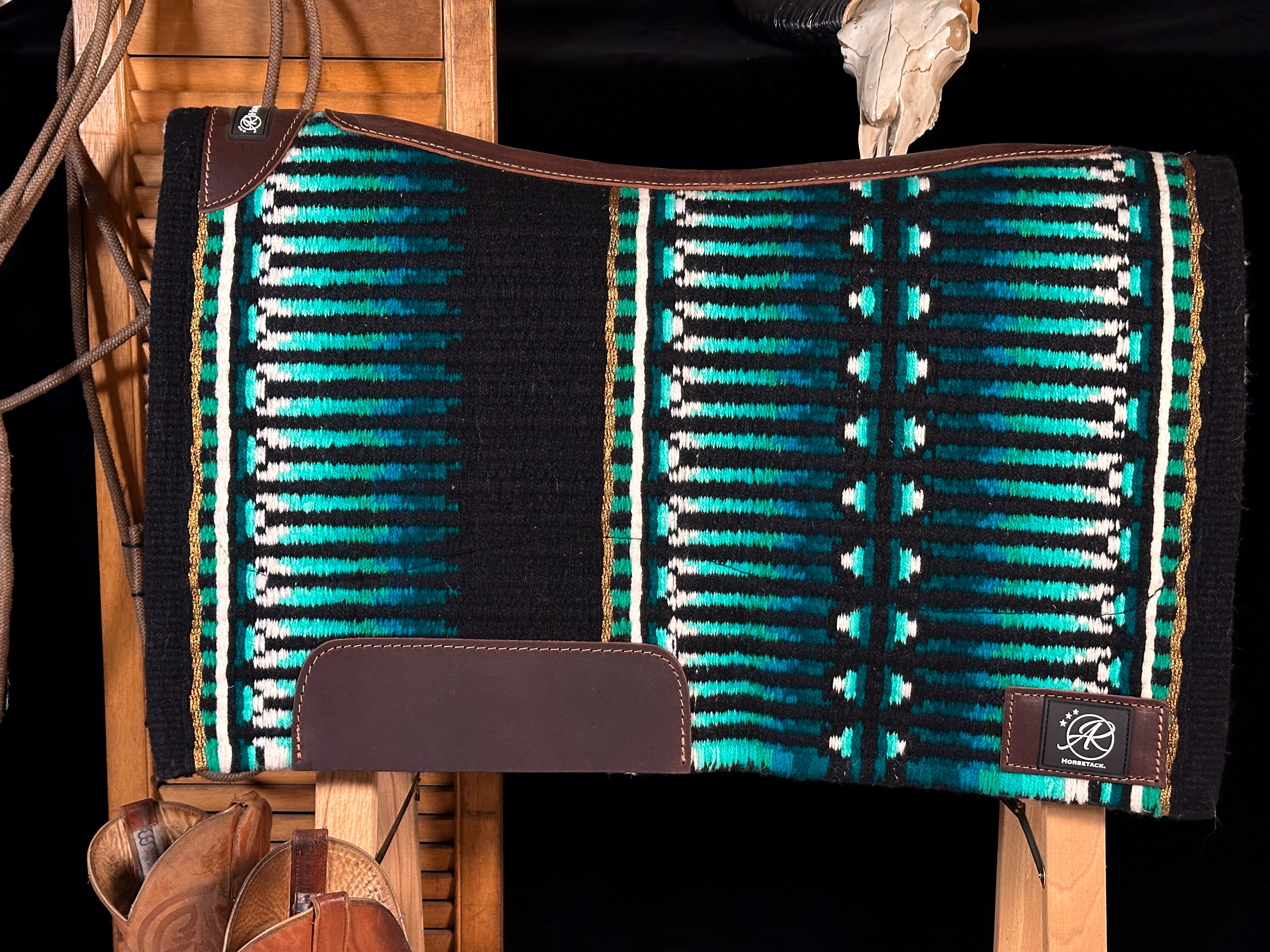 2in1 Show Pad | Petrol brons | Western