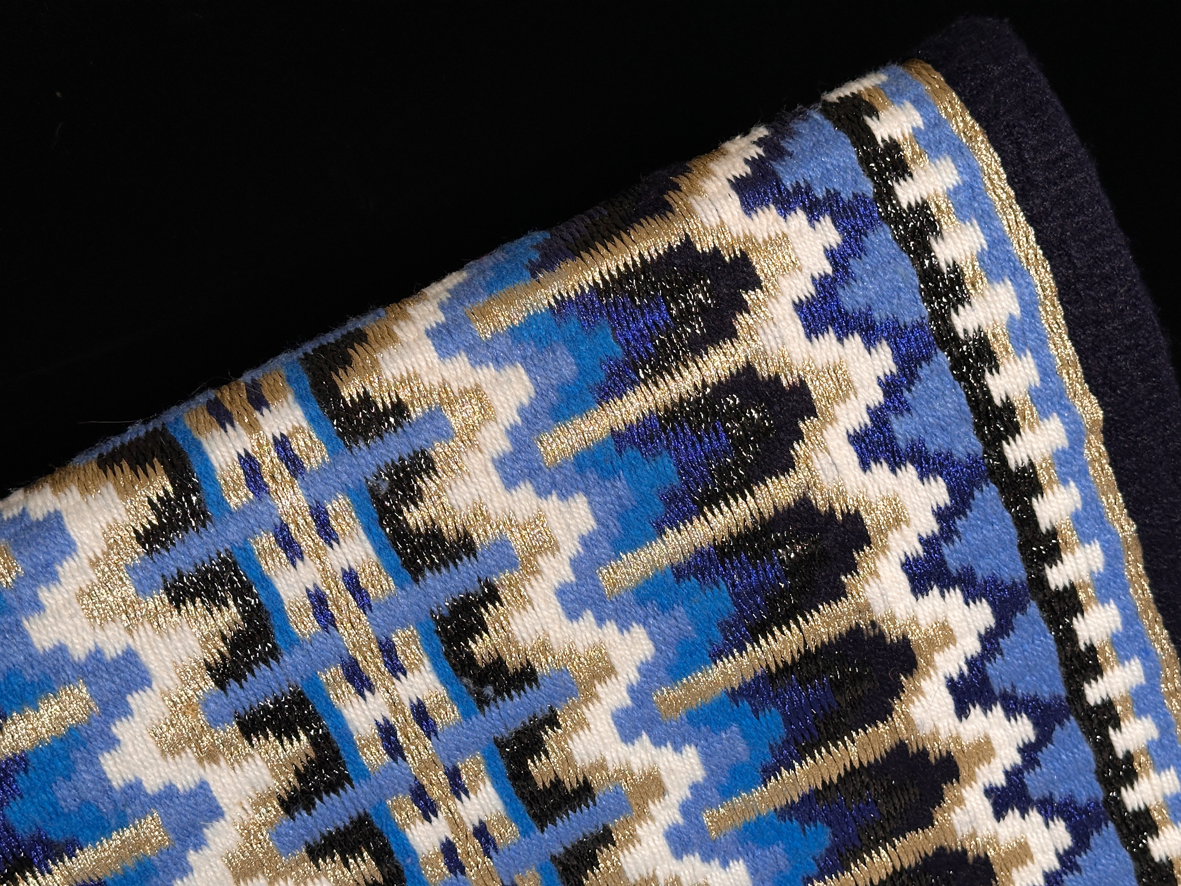 Showblanket | Blue & Gold | Western