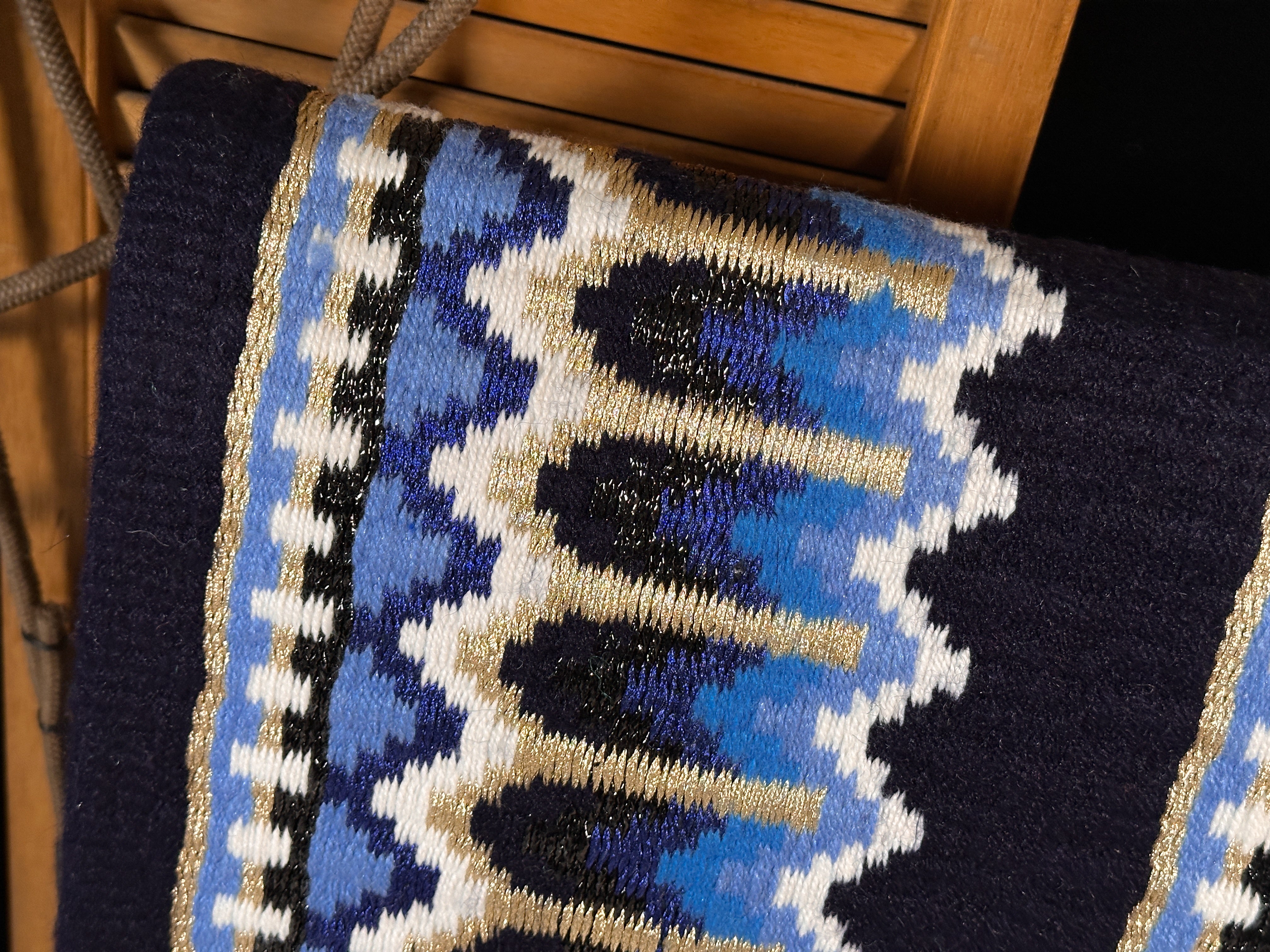 Showblanket | Blue & Gold | Western