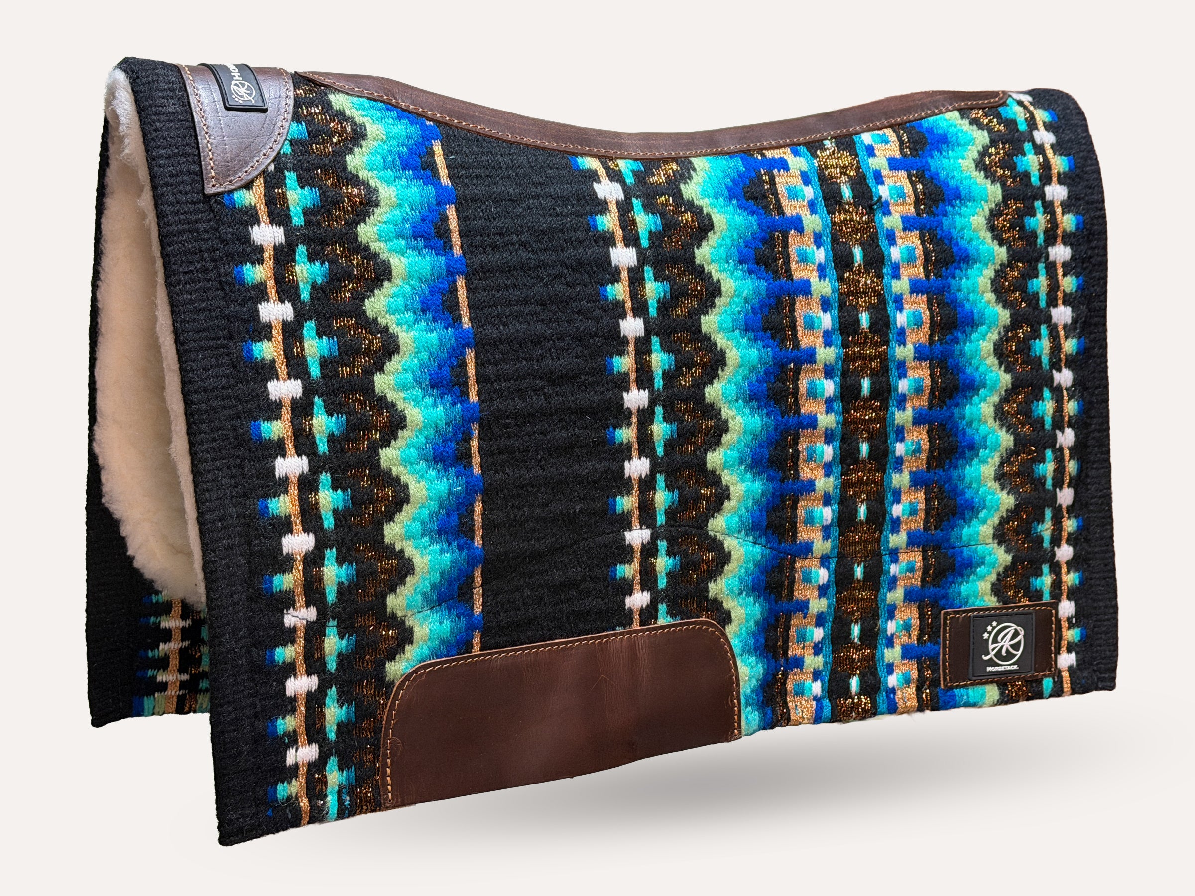 2in1 Show | Performance Western Pad | Cobalt Copper