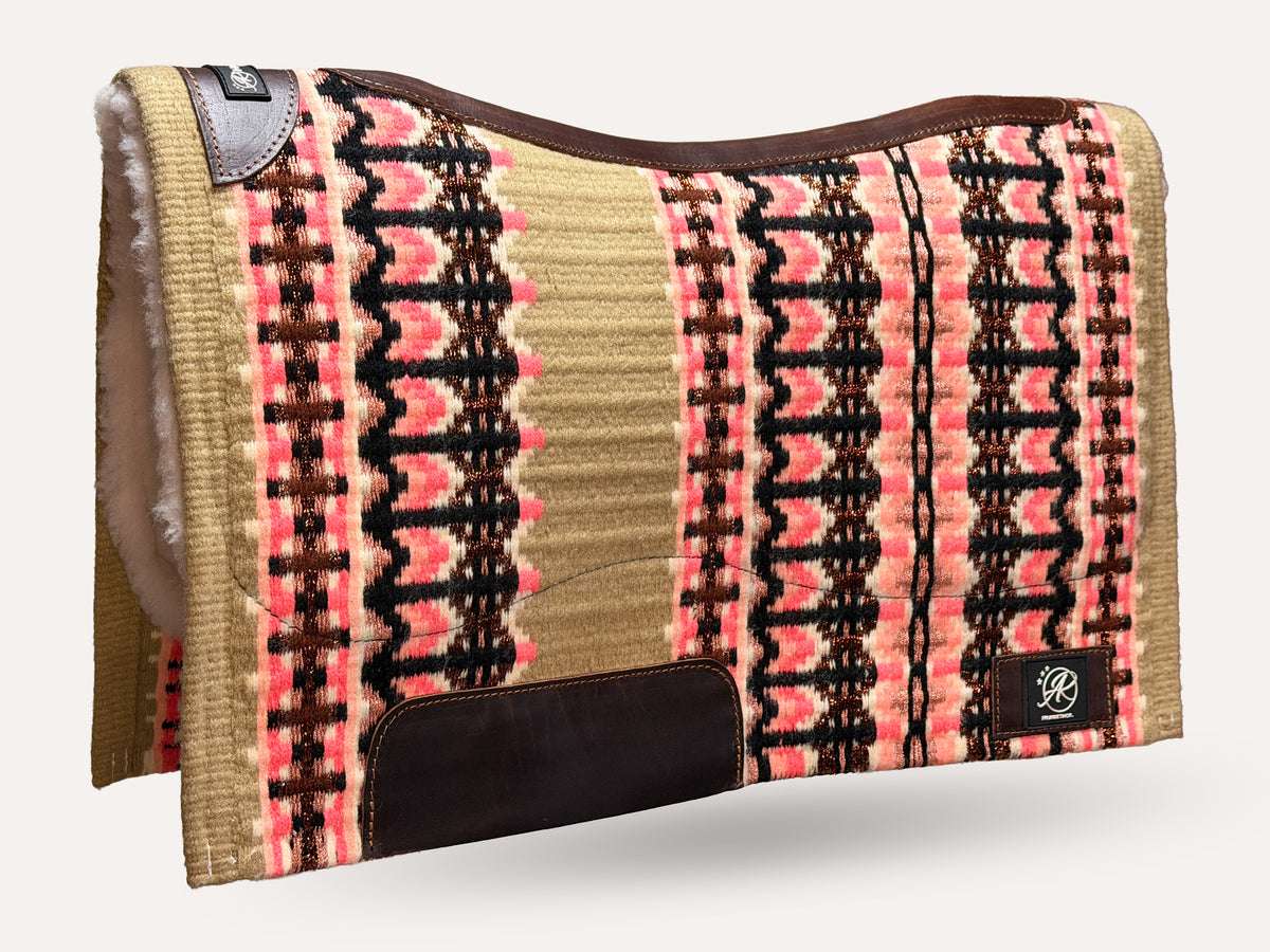 2in1 Show | Performance Western Pad | Desert Poppy