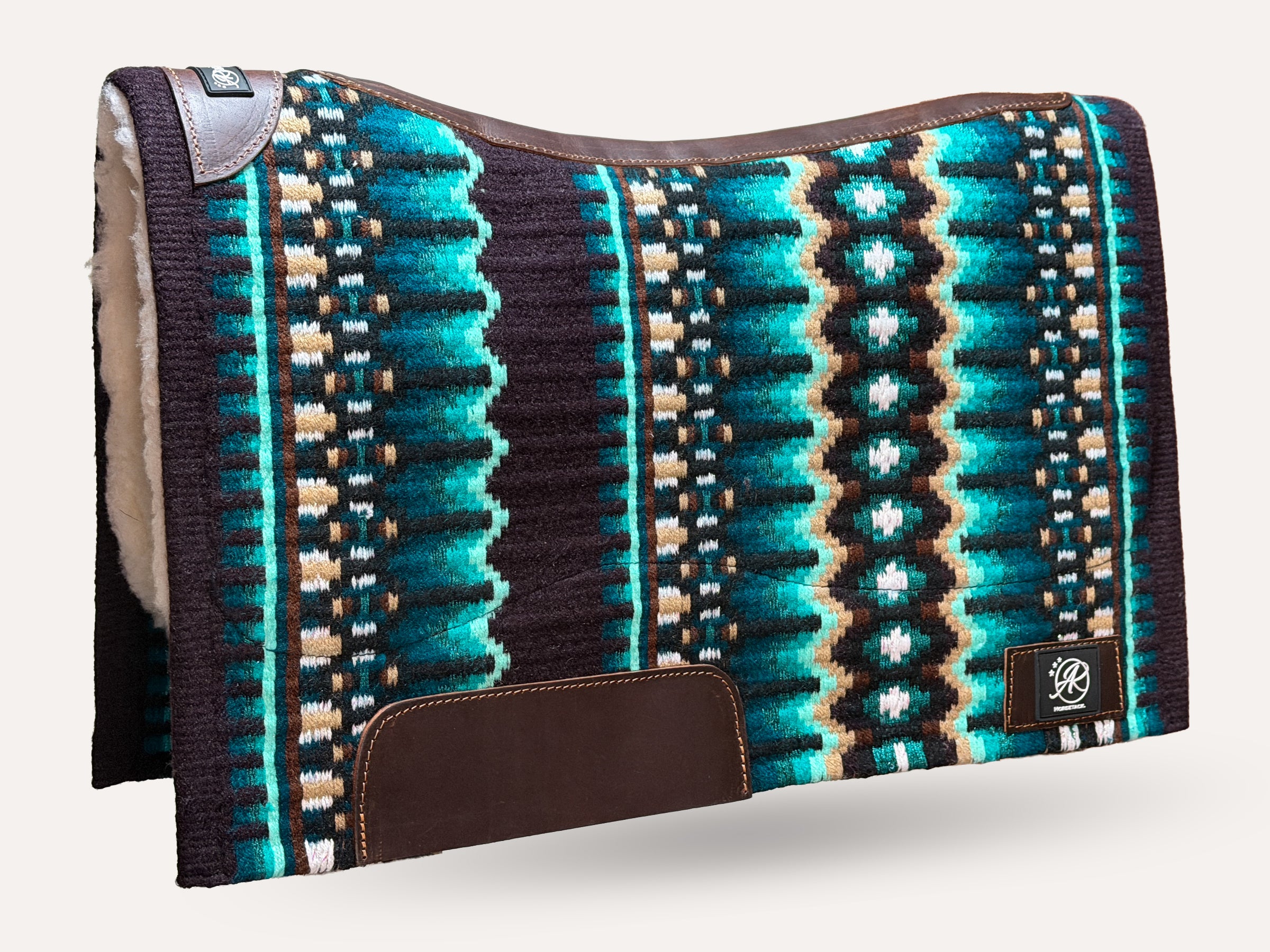 2in1 Show | Performance Western Pad | Espresso Teal