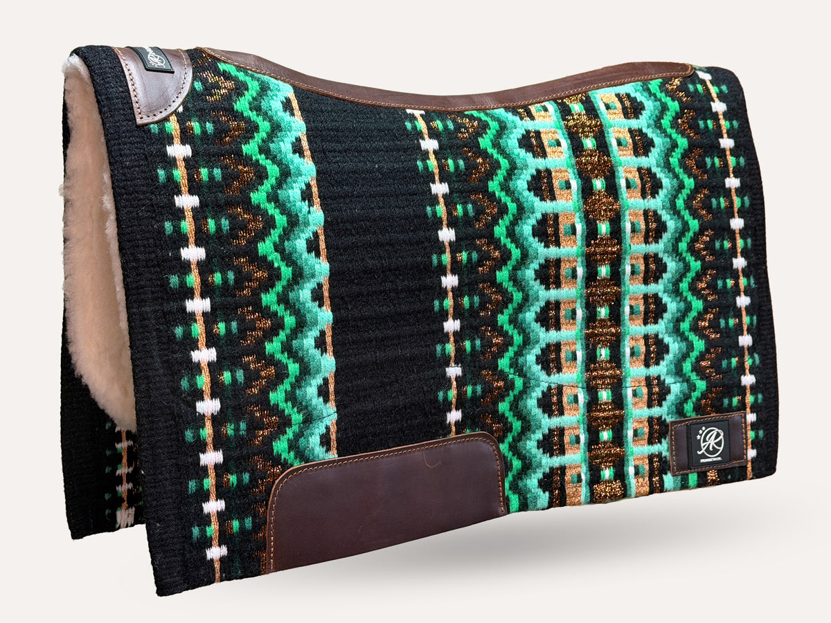2in1 Show | Performance Western Pad | Mint Timber