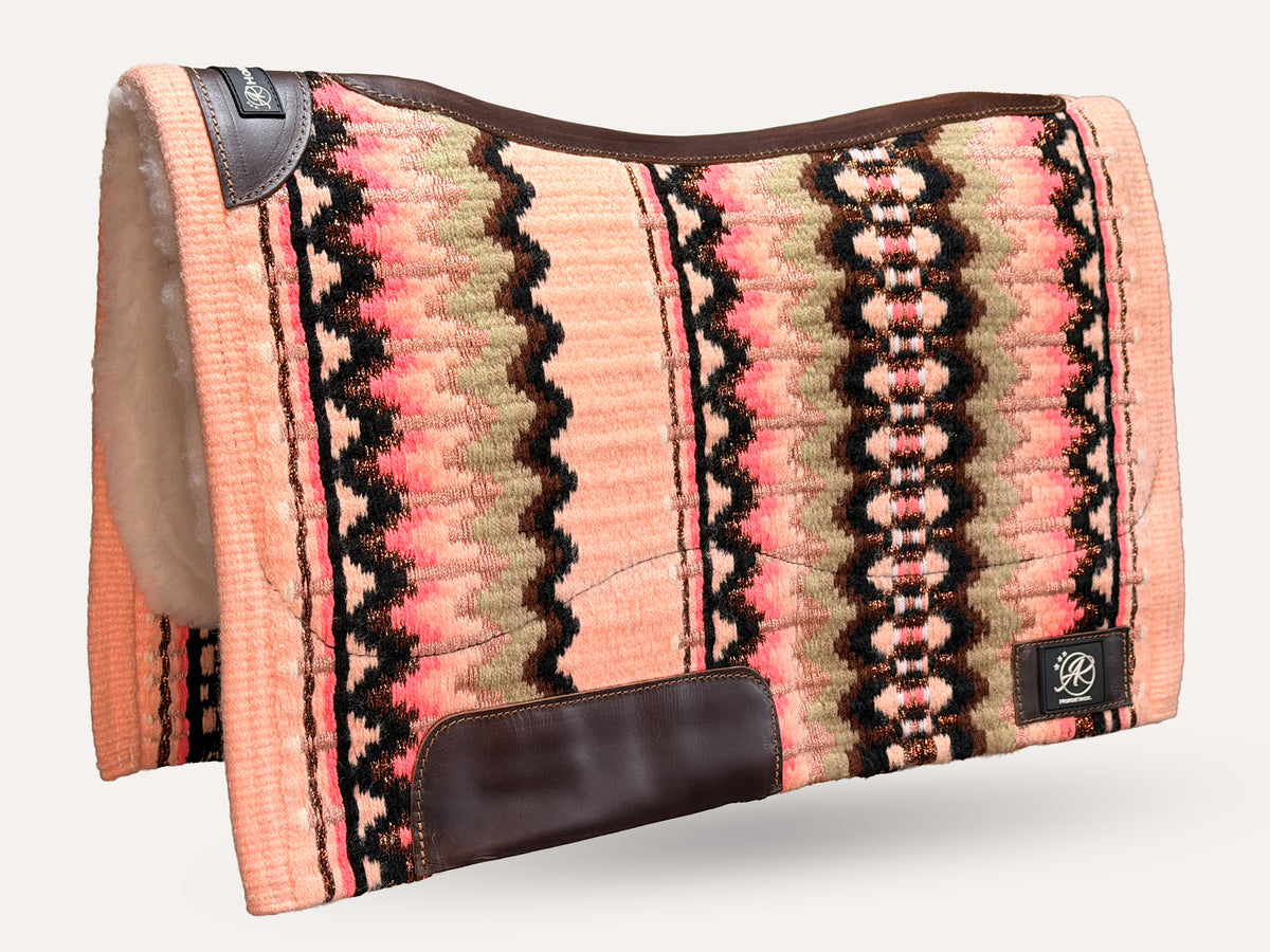 2in1 Show | Performance Western Pad | Peach Punch