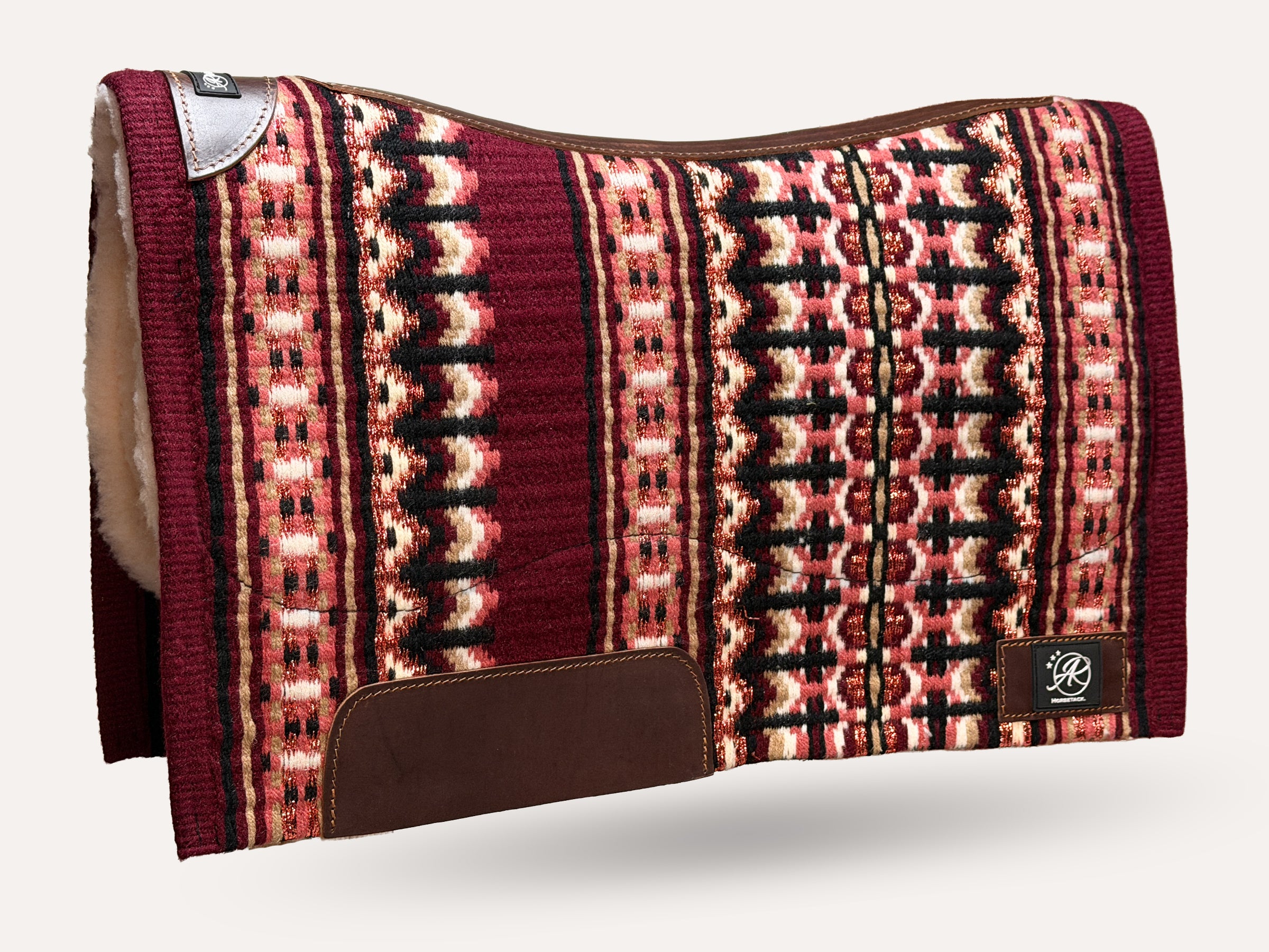 2in1 Show | contoured western pad | Copper Lace
