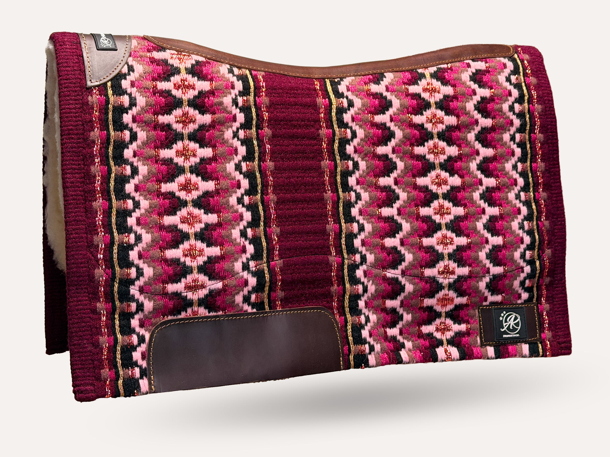 2in1 Show | contoured western pad | Merlot Glow -SOLD OUT