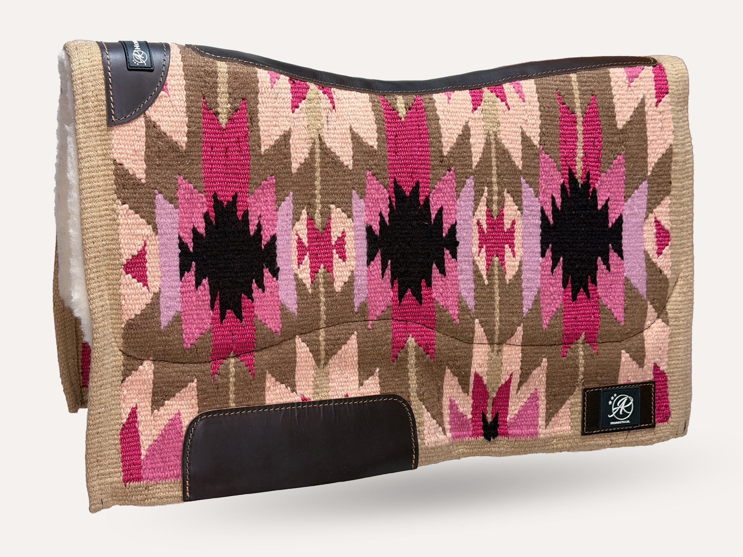 2in1 Ranch | contoured western pad  | Rose Dust