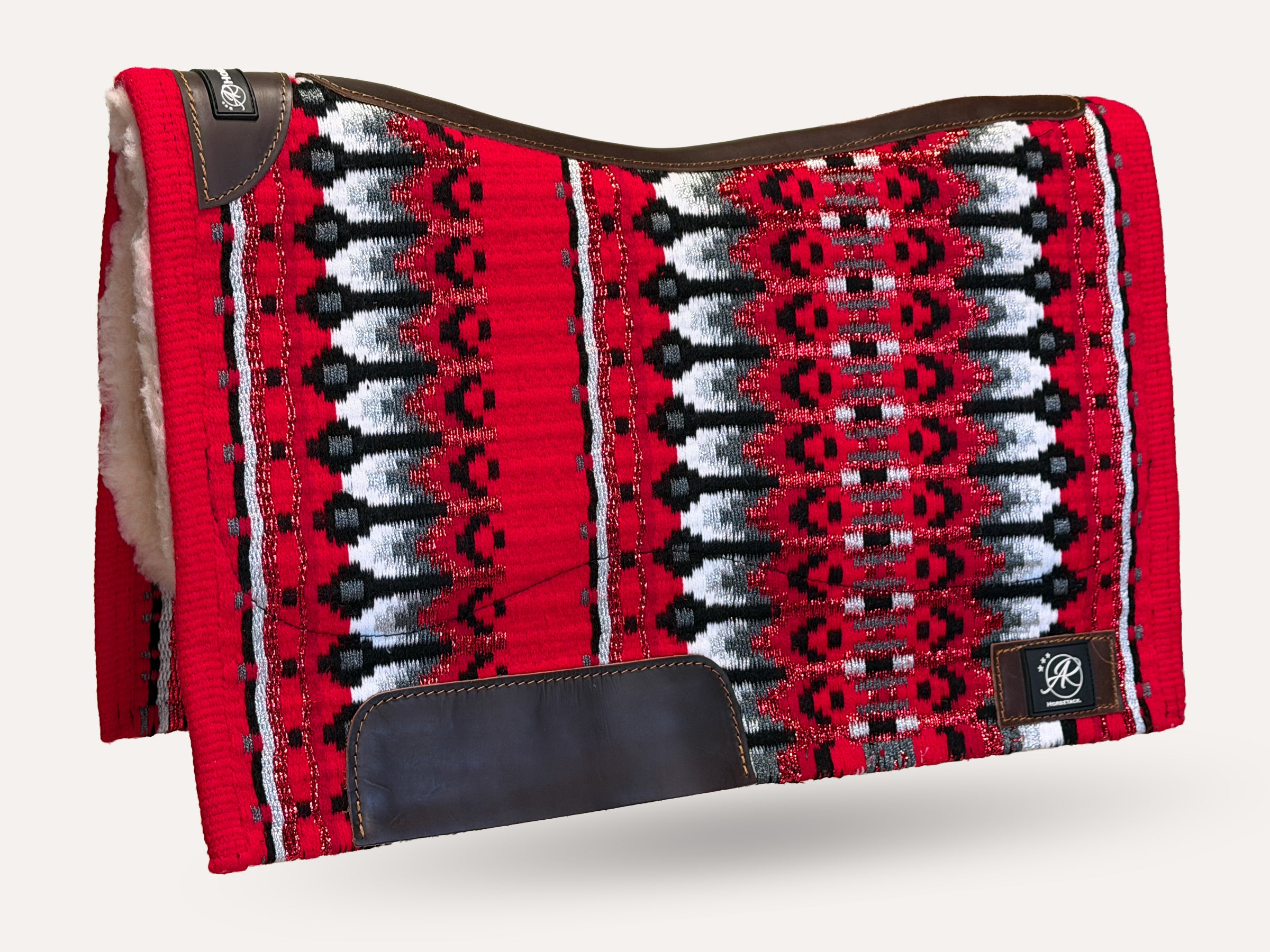2in1 Show | contoured western pad | Scarlet Riot
