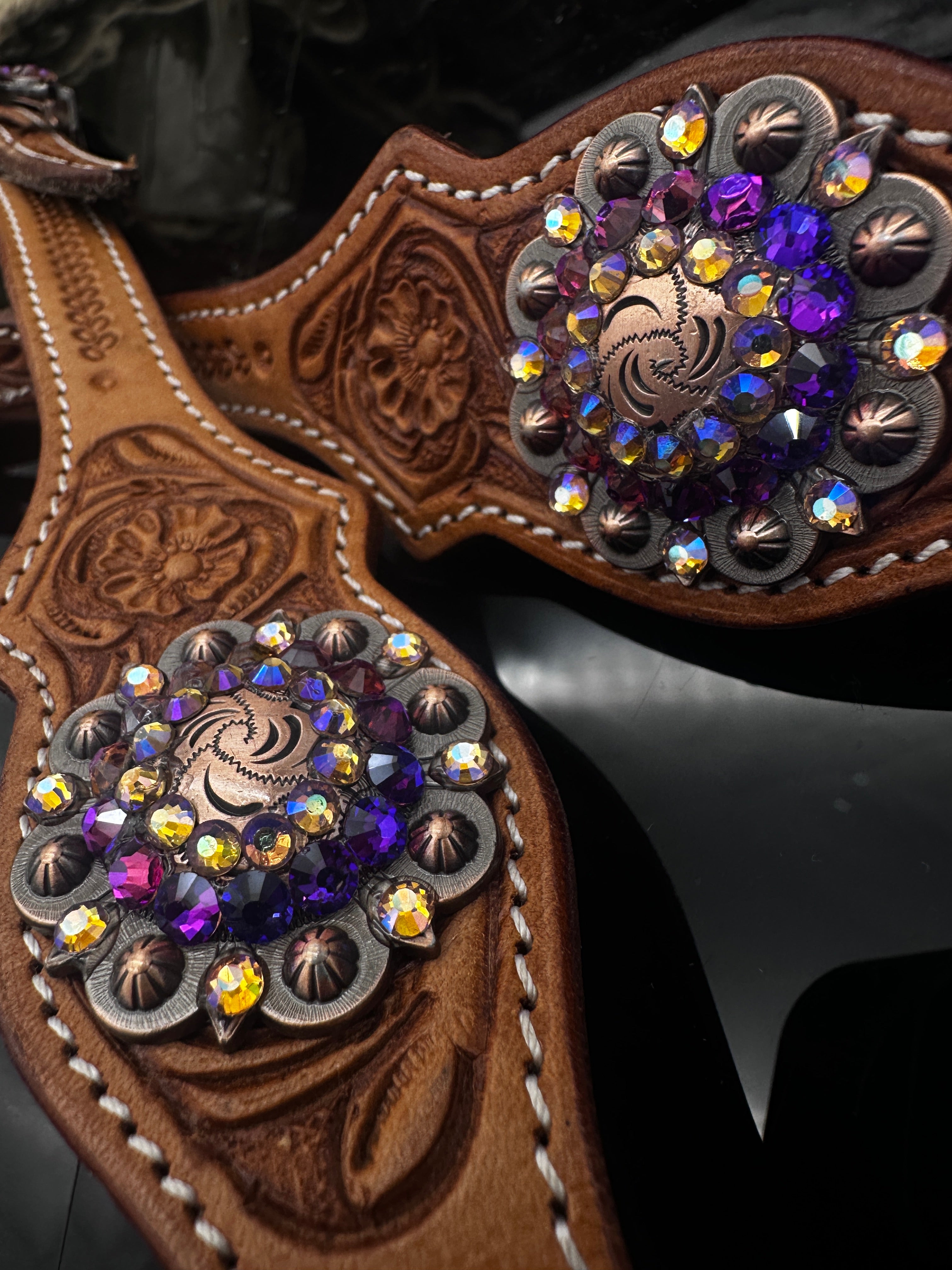 Premium | Russet western Hoofdstel – Galaxy Edition