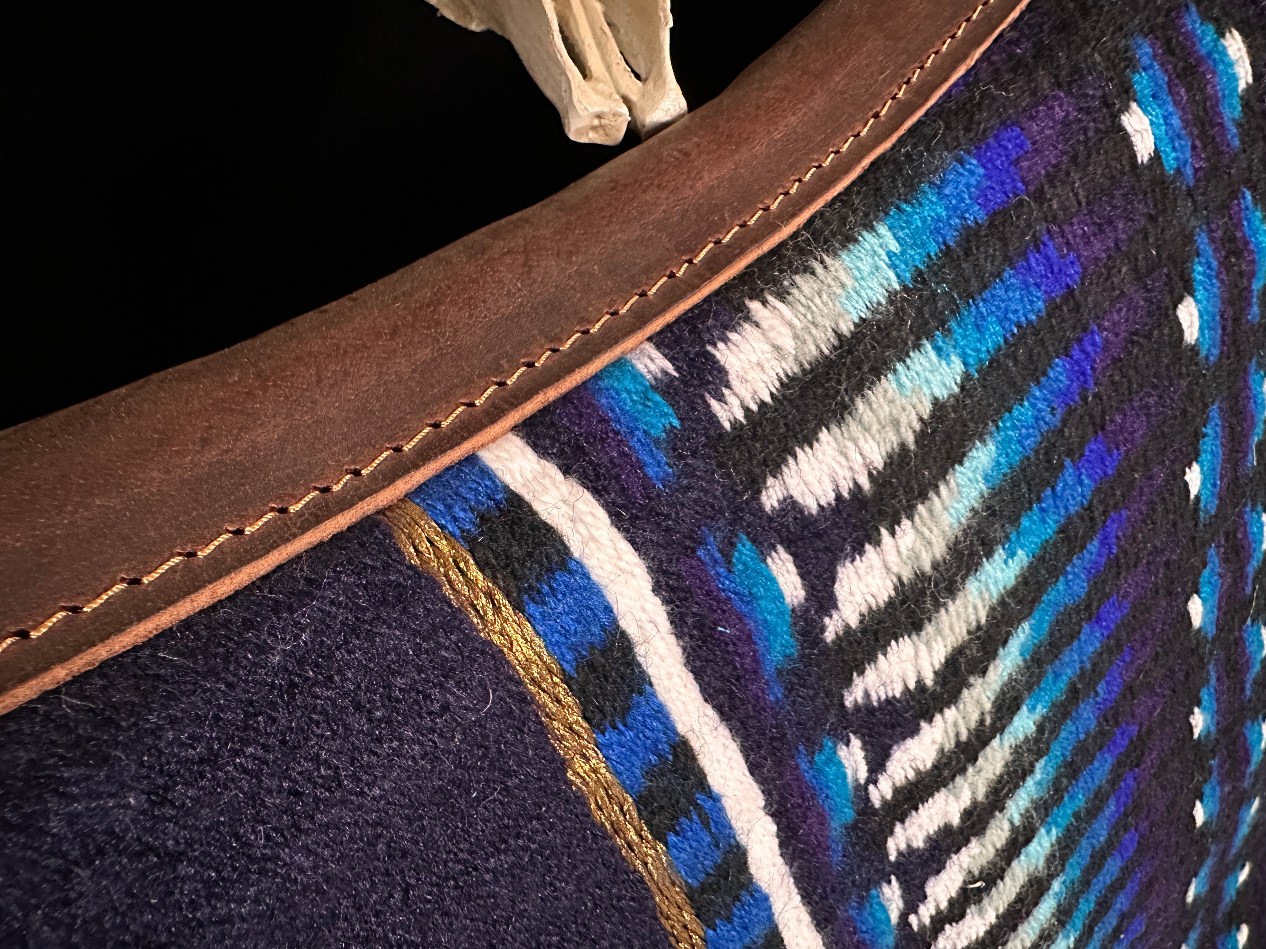 2in1 Show Pad | Bleu & Gray | Western