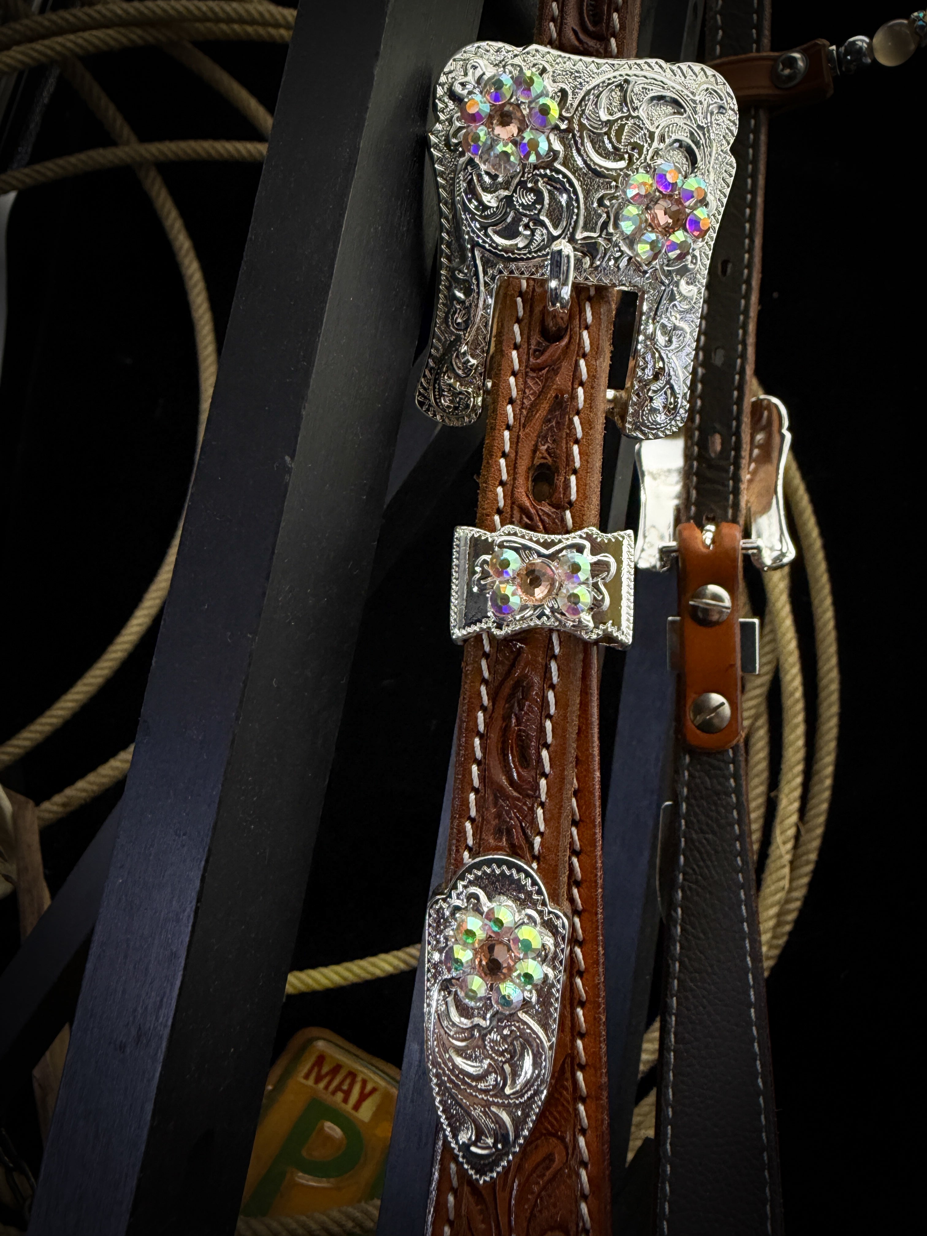 Premium | Westernhoofdstel | Chestnut | Aurora Drift