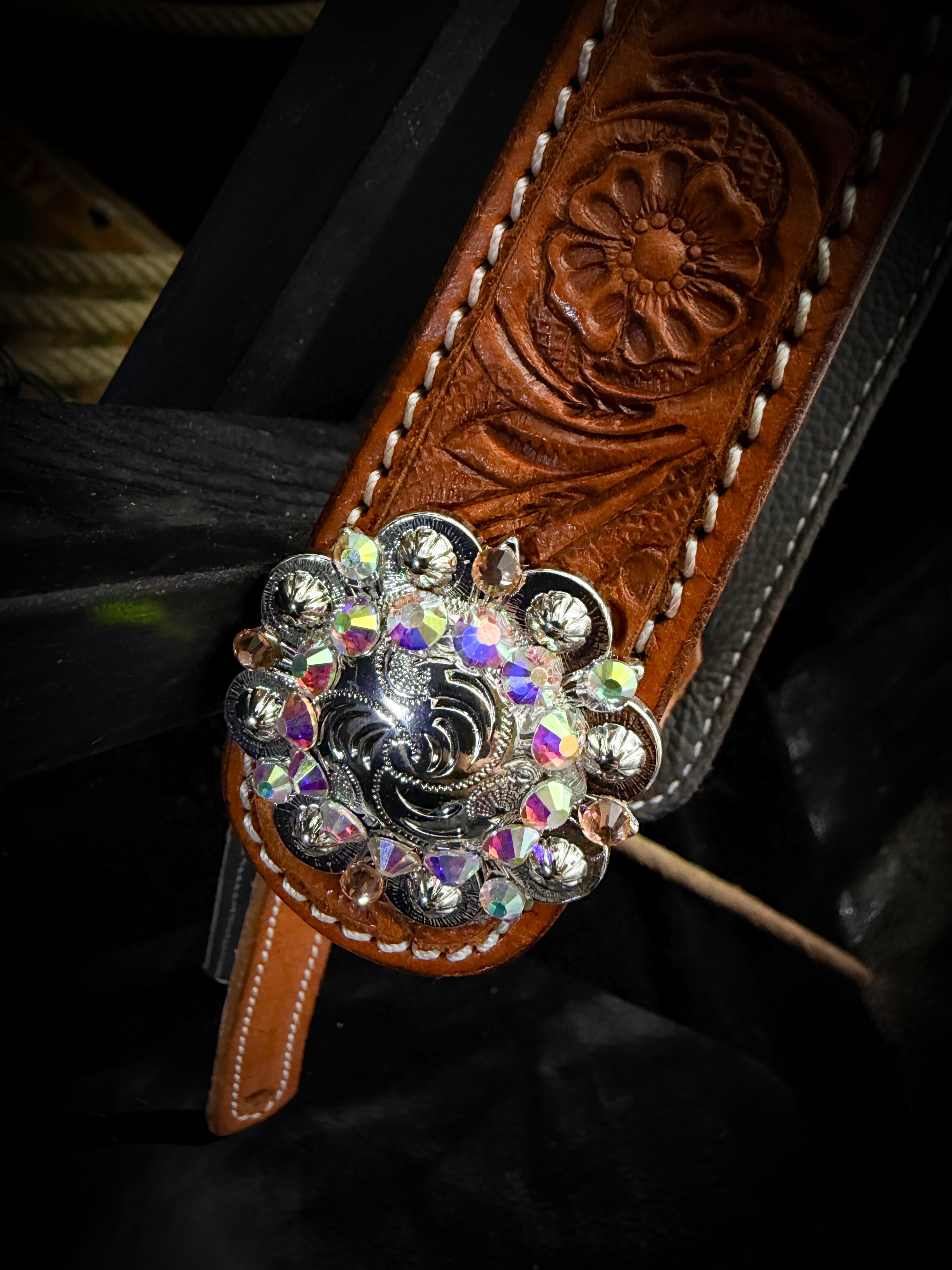 Premium | Westernhoofdstel | Chestnut | Aurora Drift