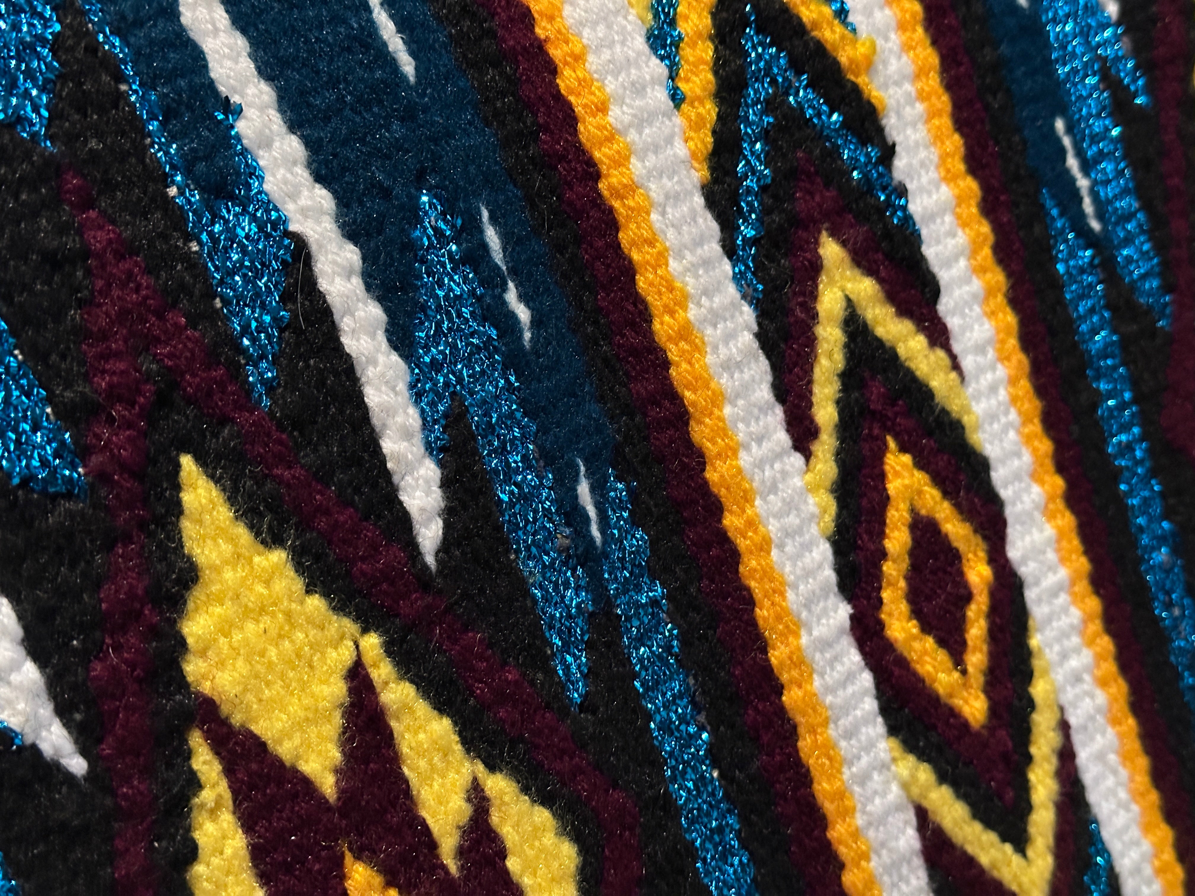 2in1 Show Pad | Ranch weave western | Orange & Blue