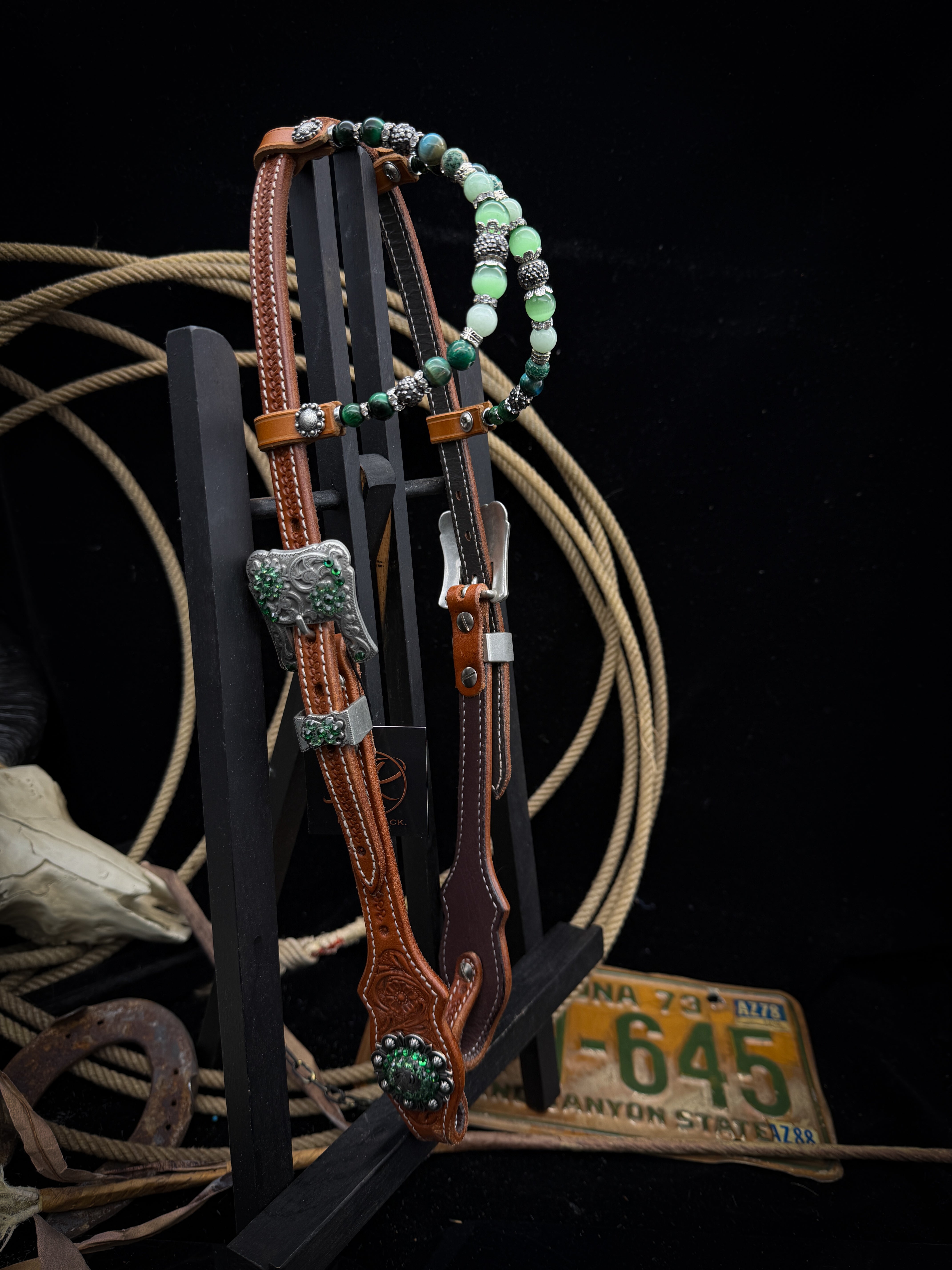 Premium | Sage Spirit | Chestnut Western Hoofdstel