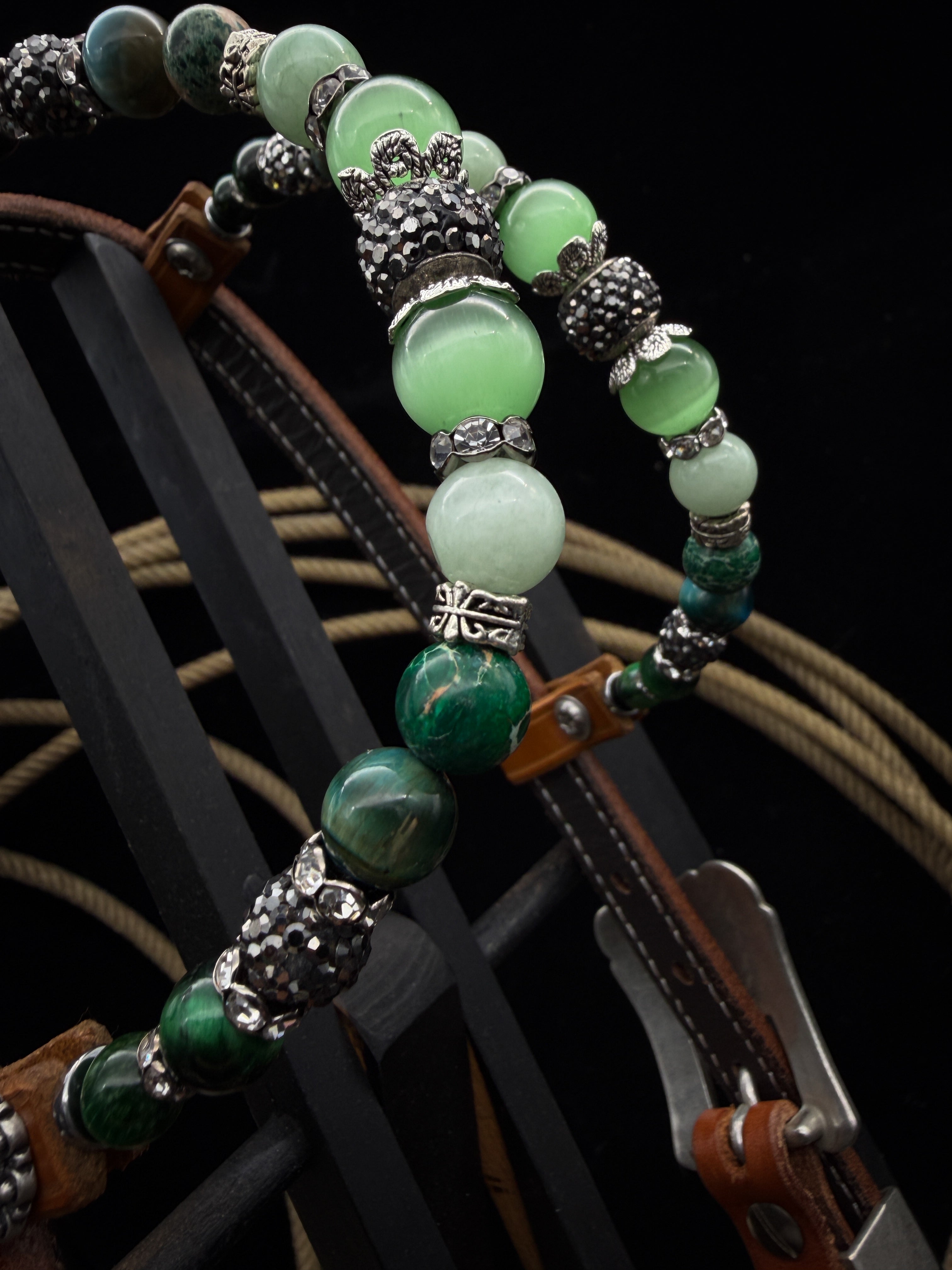 Premium | Sage Spirit | Chestnut Western Hoofdstel