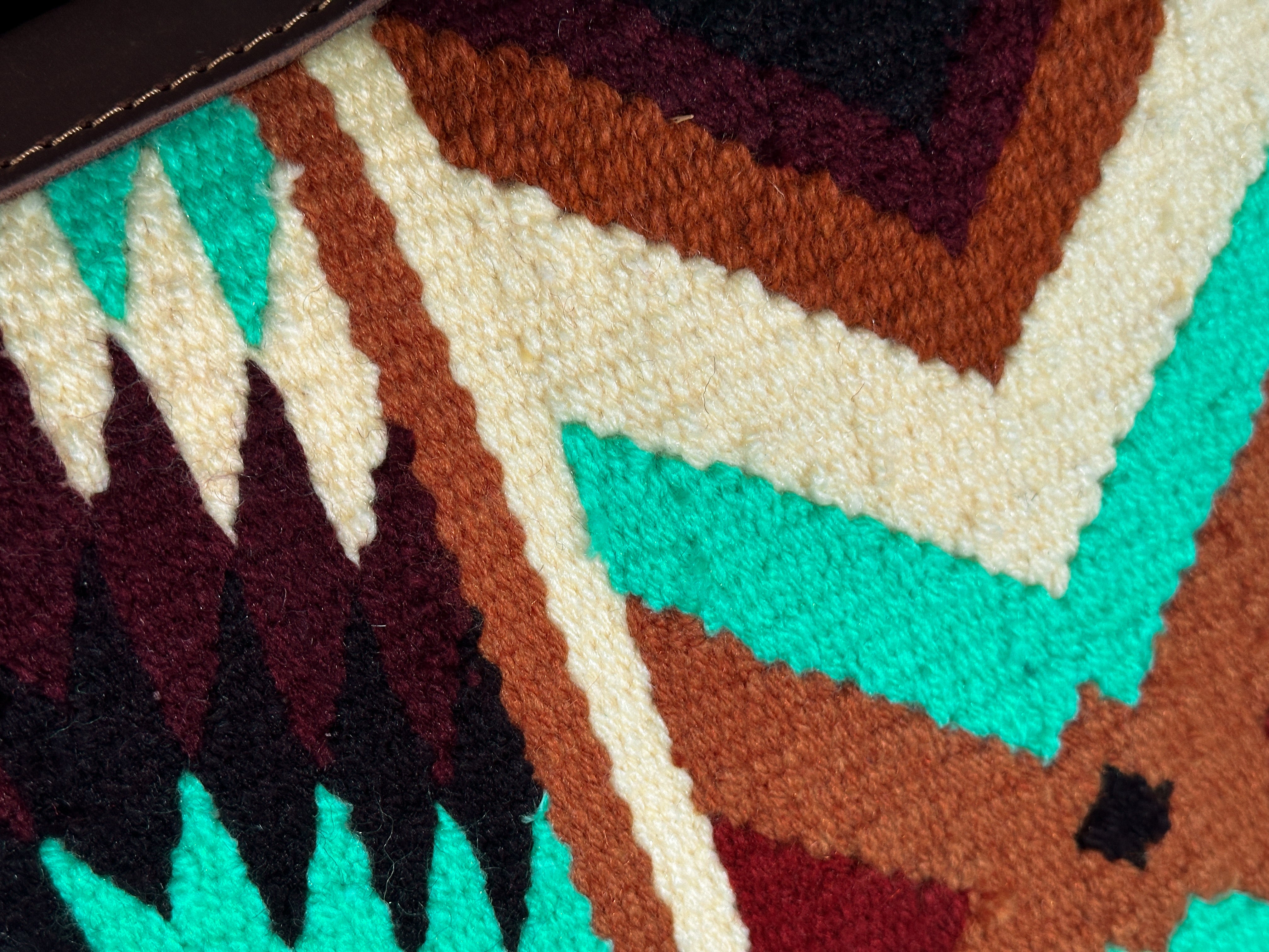 2in1 Show Pad | Ranch weave western | Rancy mint