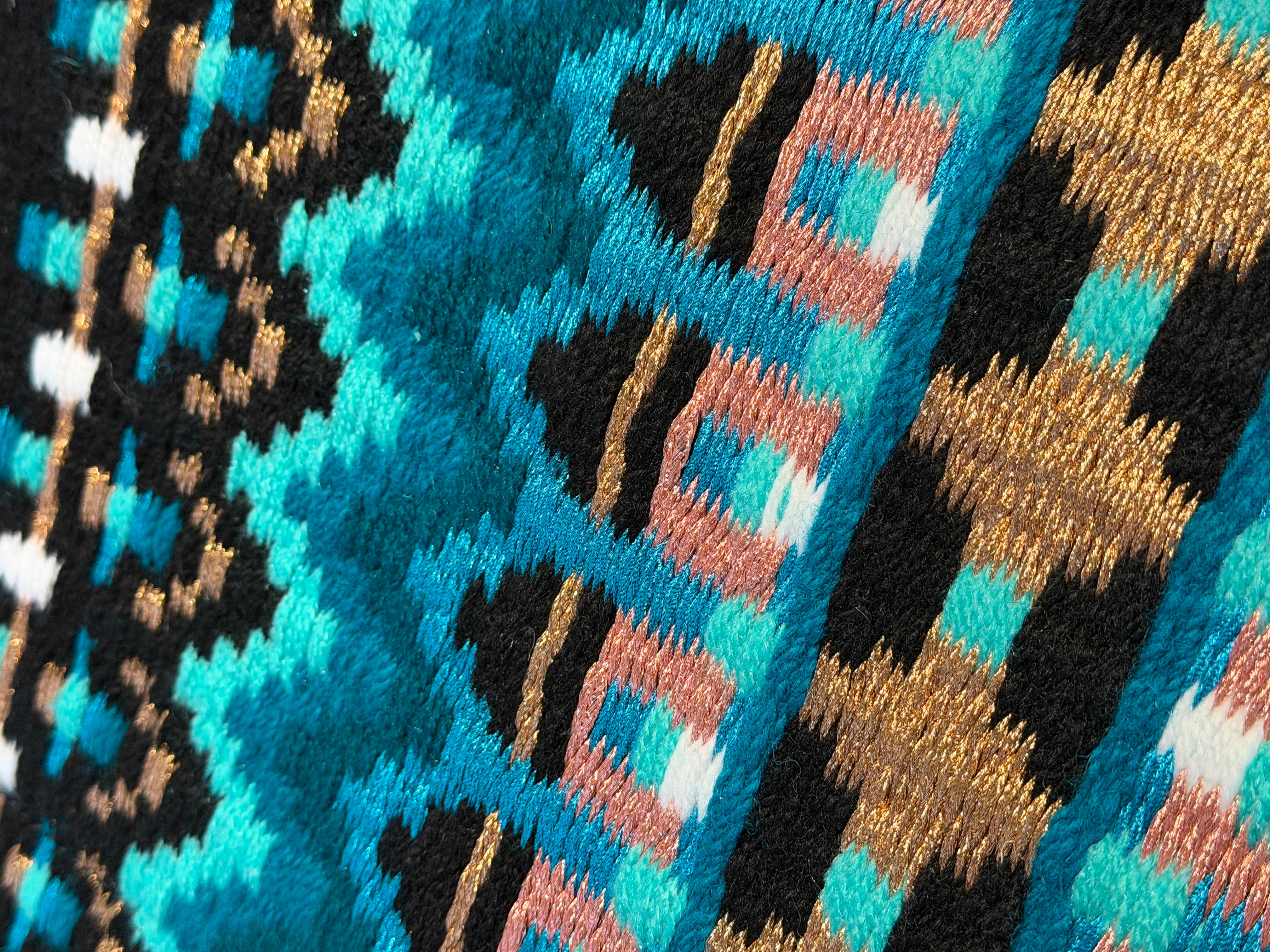 2in1 Show pad | Show Western | Teal Iron Range