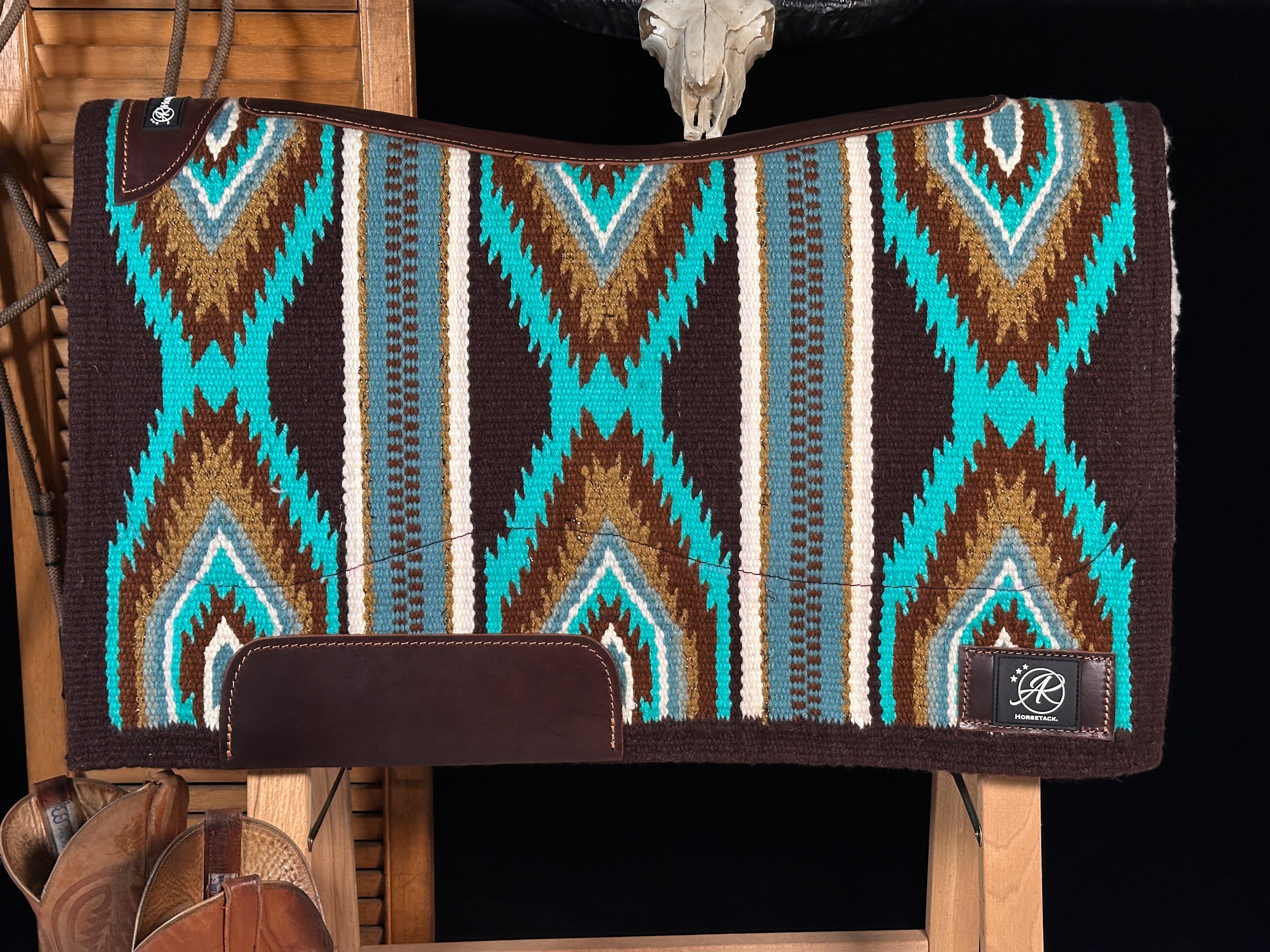 2in1 Show Pad | Ranch Turkoois | Western